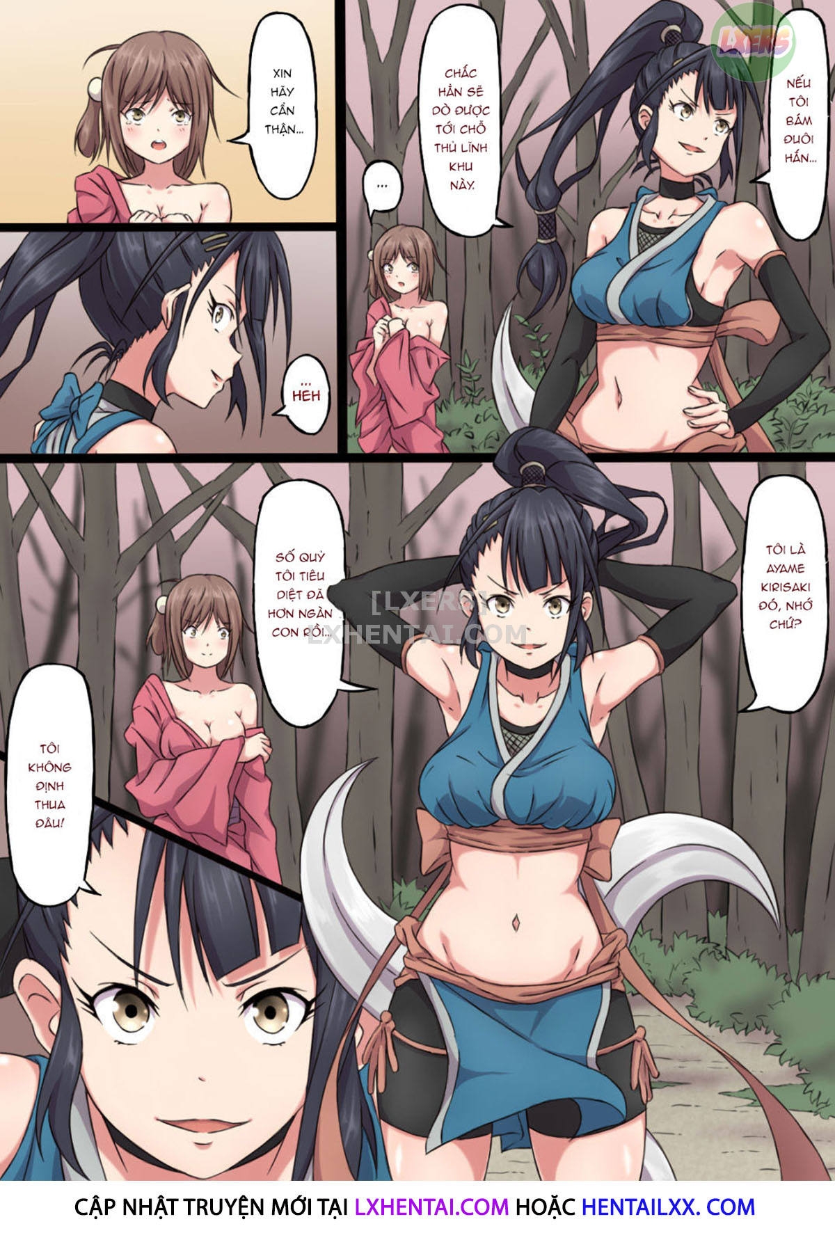 Đọc truyện hentai The Defeat Of Ayame Kunoichi - Oneshot