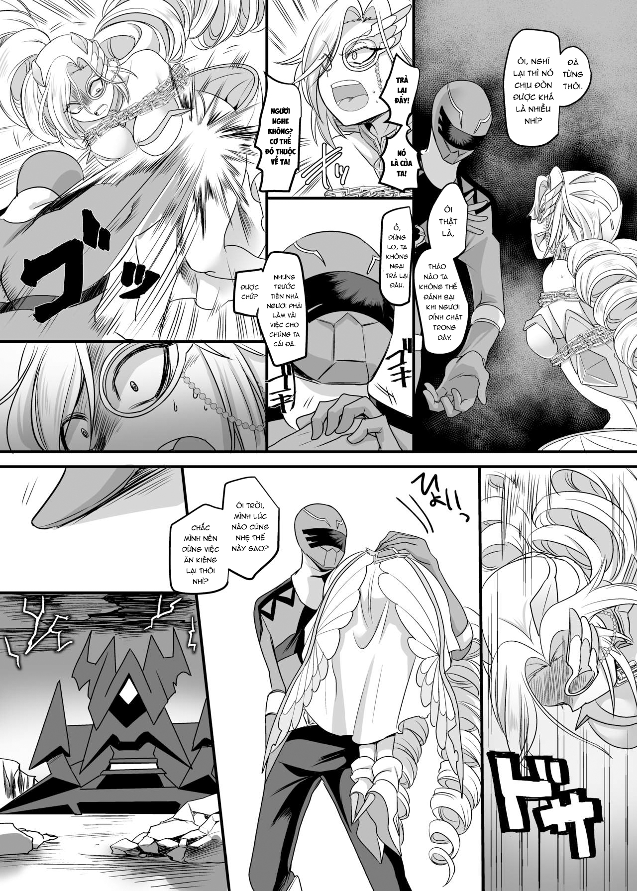 Đọc truyện hentai Biệt đội mãnh thú hoàng đạo Xích hổ - Oneshot