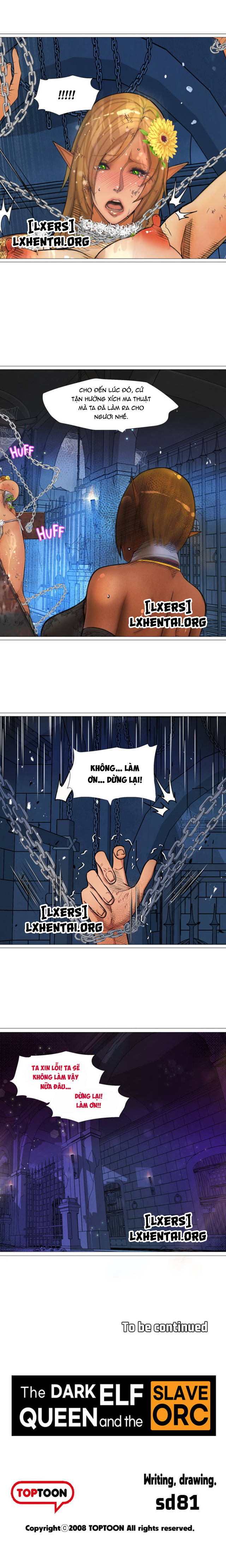 Đọc truyện hentai Nữ Hoàng Dark Elf Và Nô Lệ Orc - Chap 19
