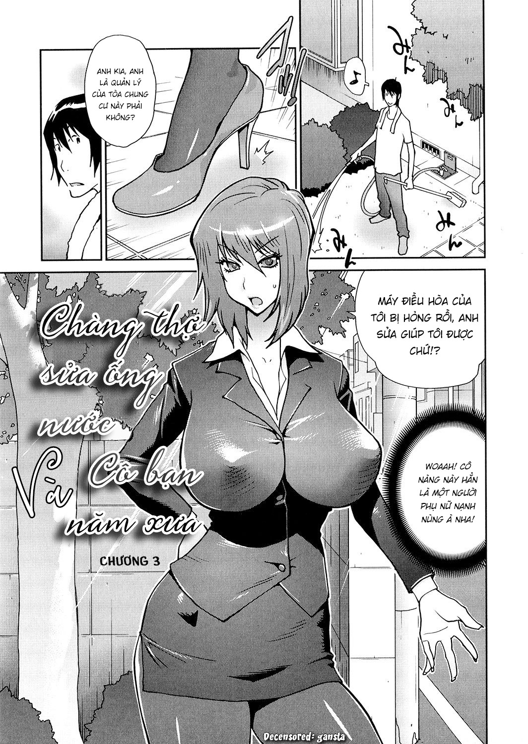 Đọc truyện hentai Chàng thợ sửa ống nước và cô bạn năm xưa - Chap 3