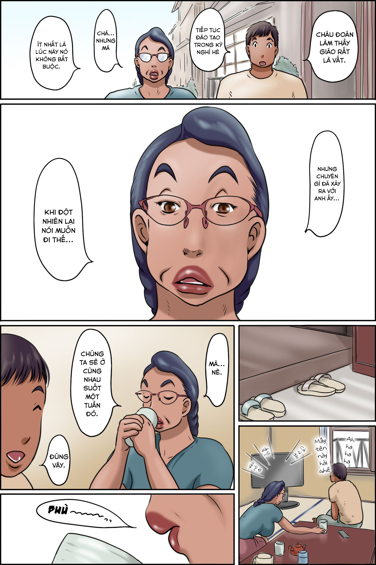 Đọc truyện hentai GOGO Shimura no Oba-chan - Chap 1