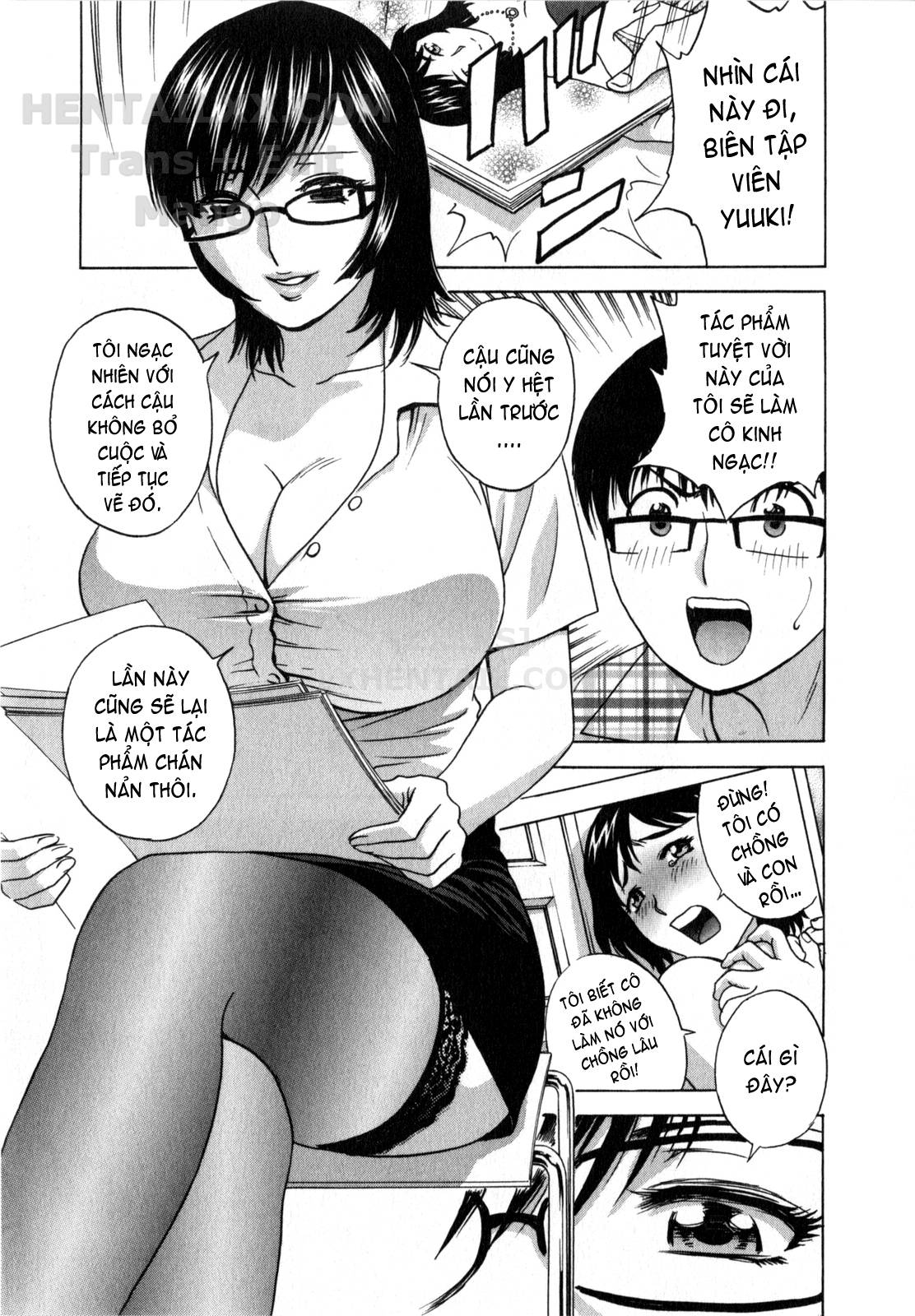 Đọc truyện hentai Life With Married Women Just Like A Manga - Chap 6