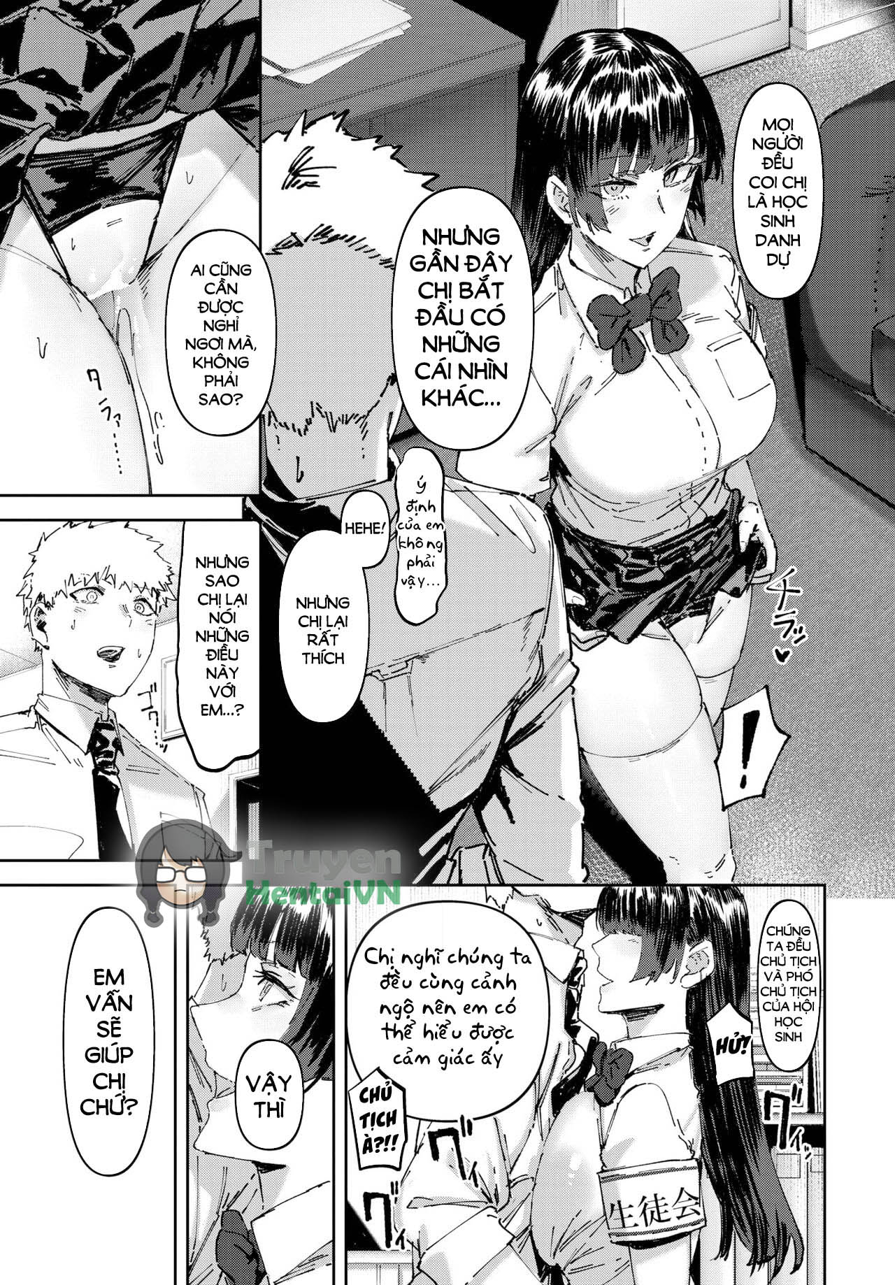 Đọc truyện hentai Kaichou datte Shitain desu - oneshot