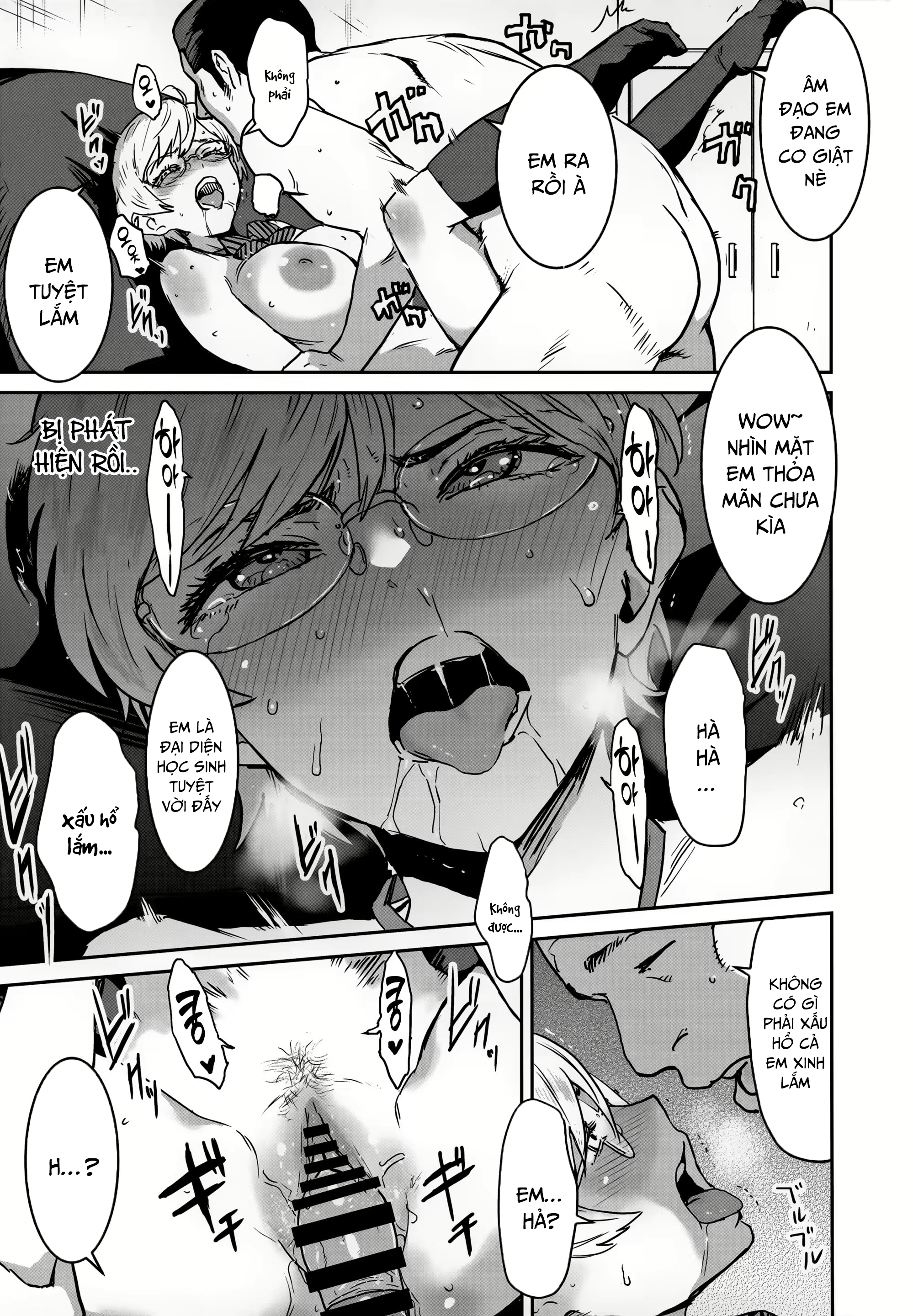 Đọc truyện hentai Cô gái đeo kính xinh đẹp lạnh lùng đang làm nhiệm vụ giáo viên - Oneshot