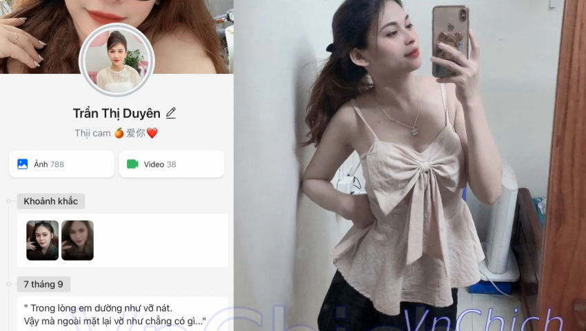 Lộ clip em Trần Thị Duyên chia tay bị bạn trai tung clip nhạy cảm lên mạng ~ Sex Lộ clip