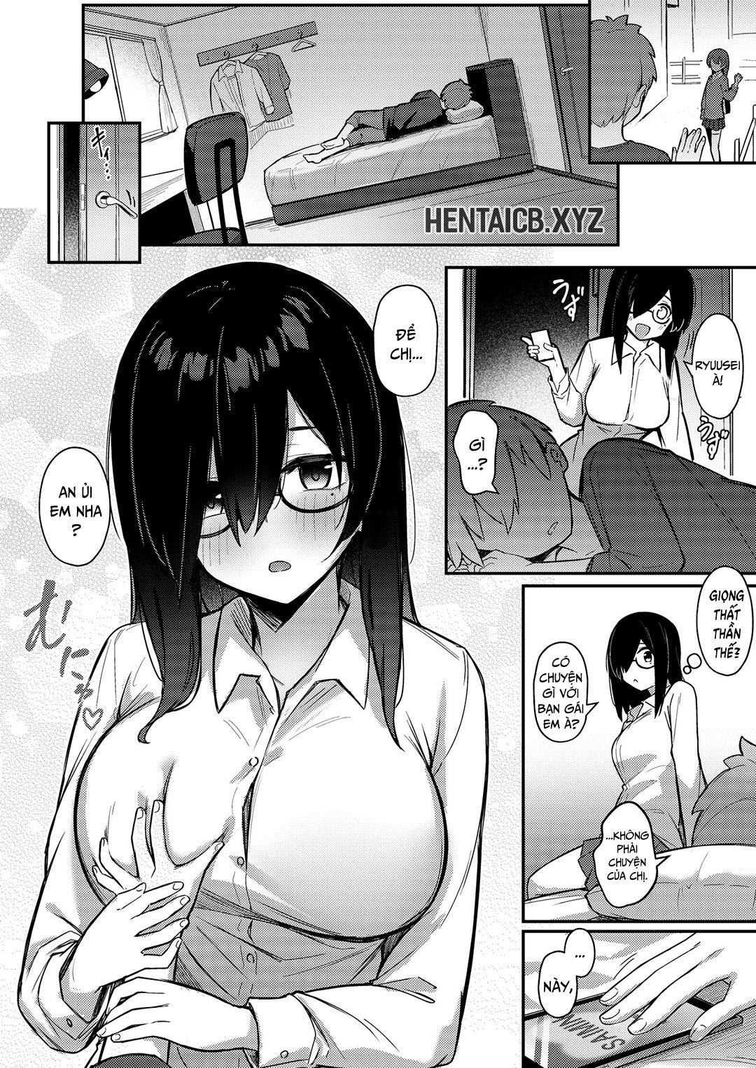 Đọc truyện hentai Chị gái ảm đạm thôi miên em trai - Oneshot