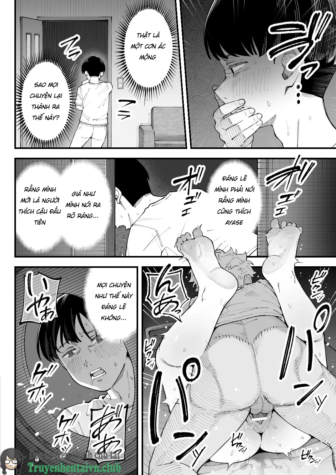 Đọc truyện hentai Boku to Aitsu to Ano Ko to KanojoMe, Him, the Girl and Her - Oneshot