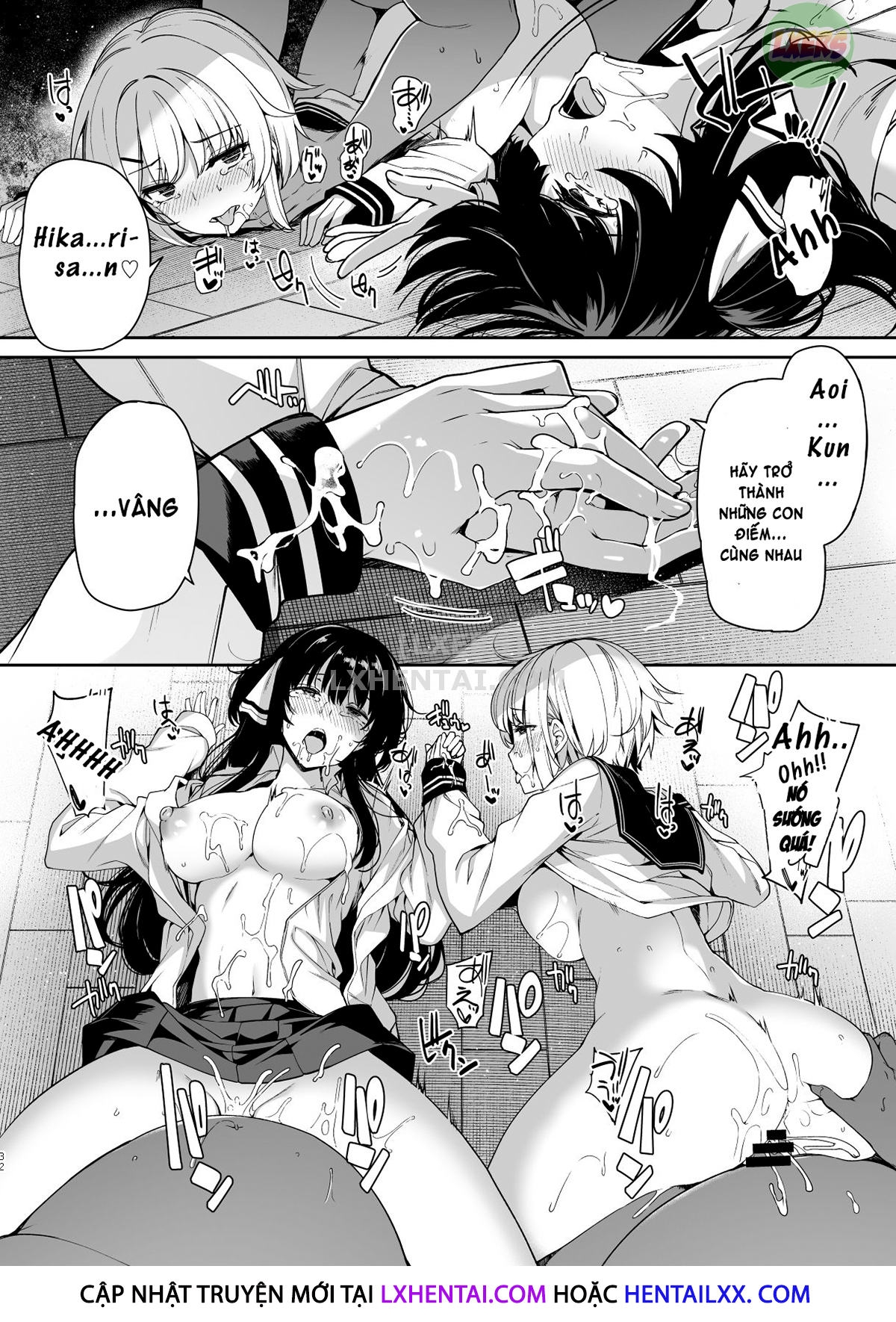 Đọc truyện hentai Sanshoku Hirune Tsuki TS - Chap 2 - [END]