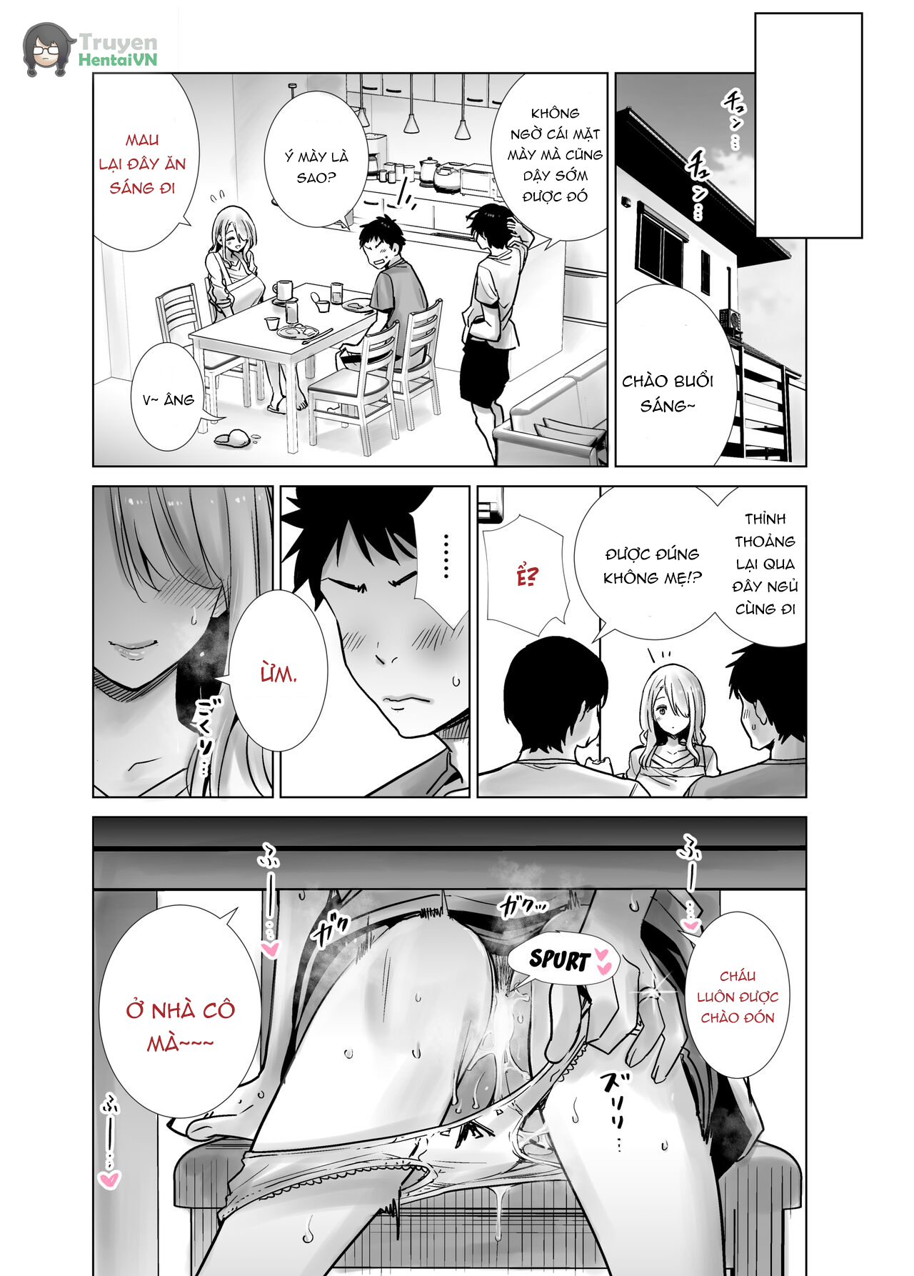 Đọc truyện hentai Tomodachi no Mama ga Boku no Dekachin de Ikimakutta Oshougatsu Otoshidama Soushuuhen - Chap 1
