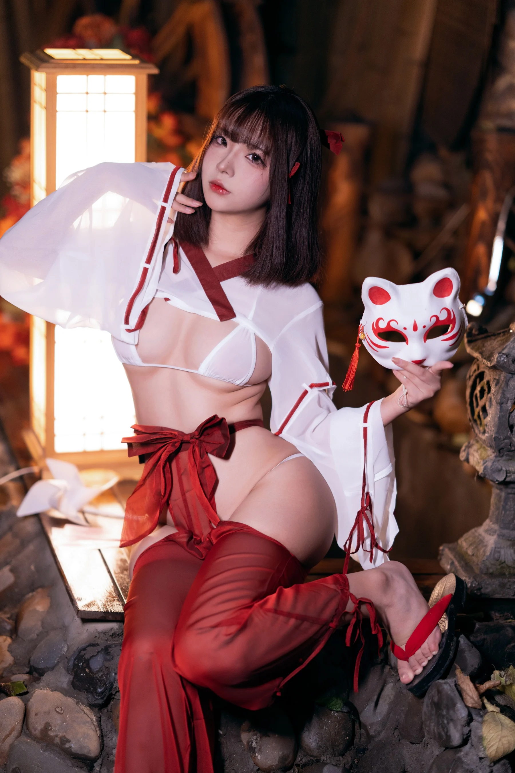 Đọc truyện hentai Tuyển tập Albums siêu phẩm Cosplay - Chap 147 - yuuhui Tamaki - Vu nữ đền thờ