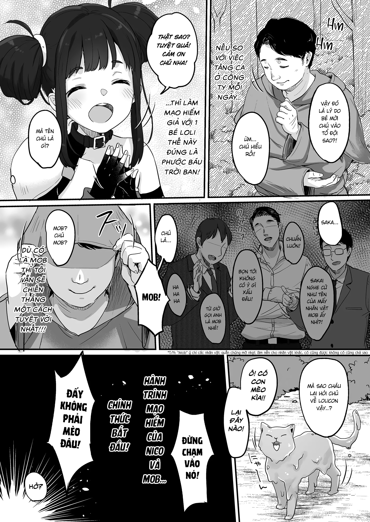 Đọc truyện hentai Hành trình mạo hiểm dị giới của Nico và Mob - Oneshot