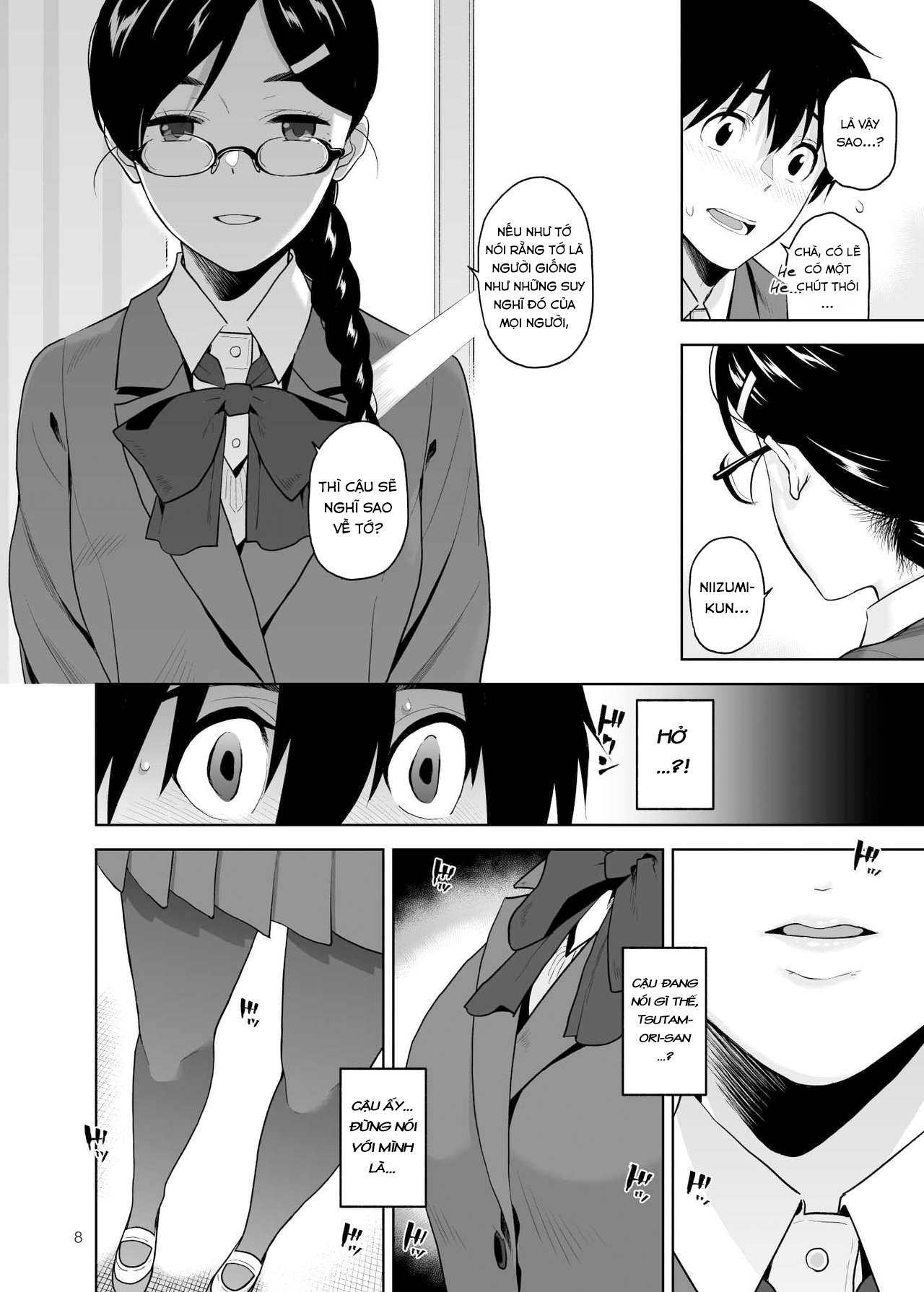 Đọc truyện hentai Majime de Midara na Tsutamori-san - Oneshot