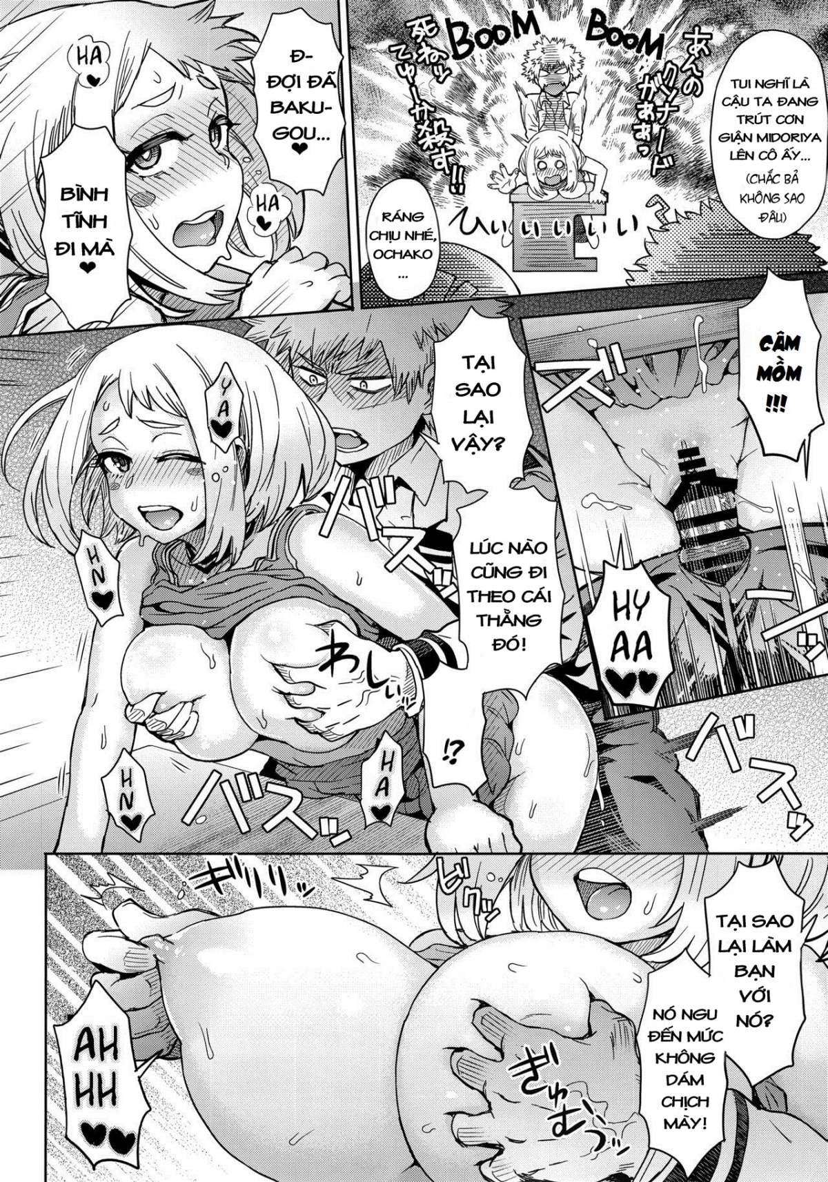 Đọc truyện hentai Phía sau một cô gái trong nghành đụ dạo... (Boku no Hero Academia) - Oneshot