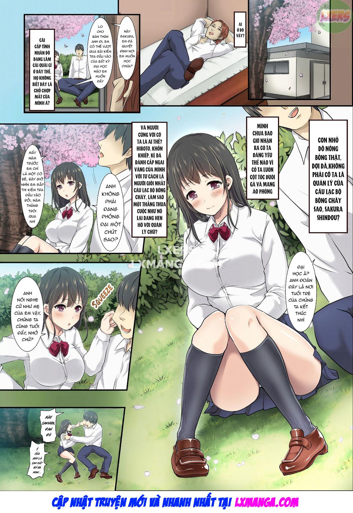 Đọc truyện hentai Khi hoa anh đào rơi - Oneshot