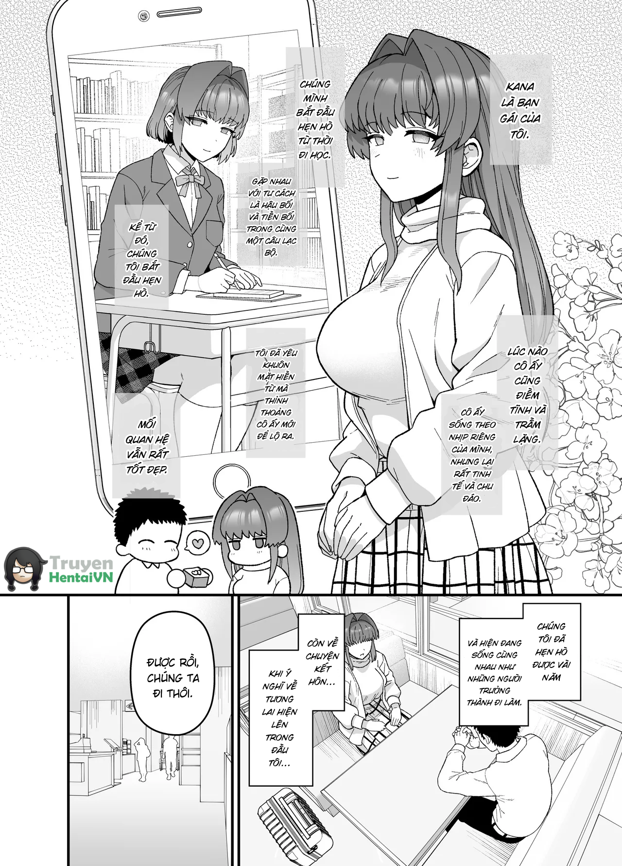 Đọc truyện hentai Netorase Trial Boku no Tame ni Neru Kanojo - Oneshot