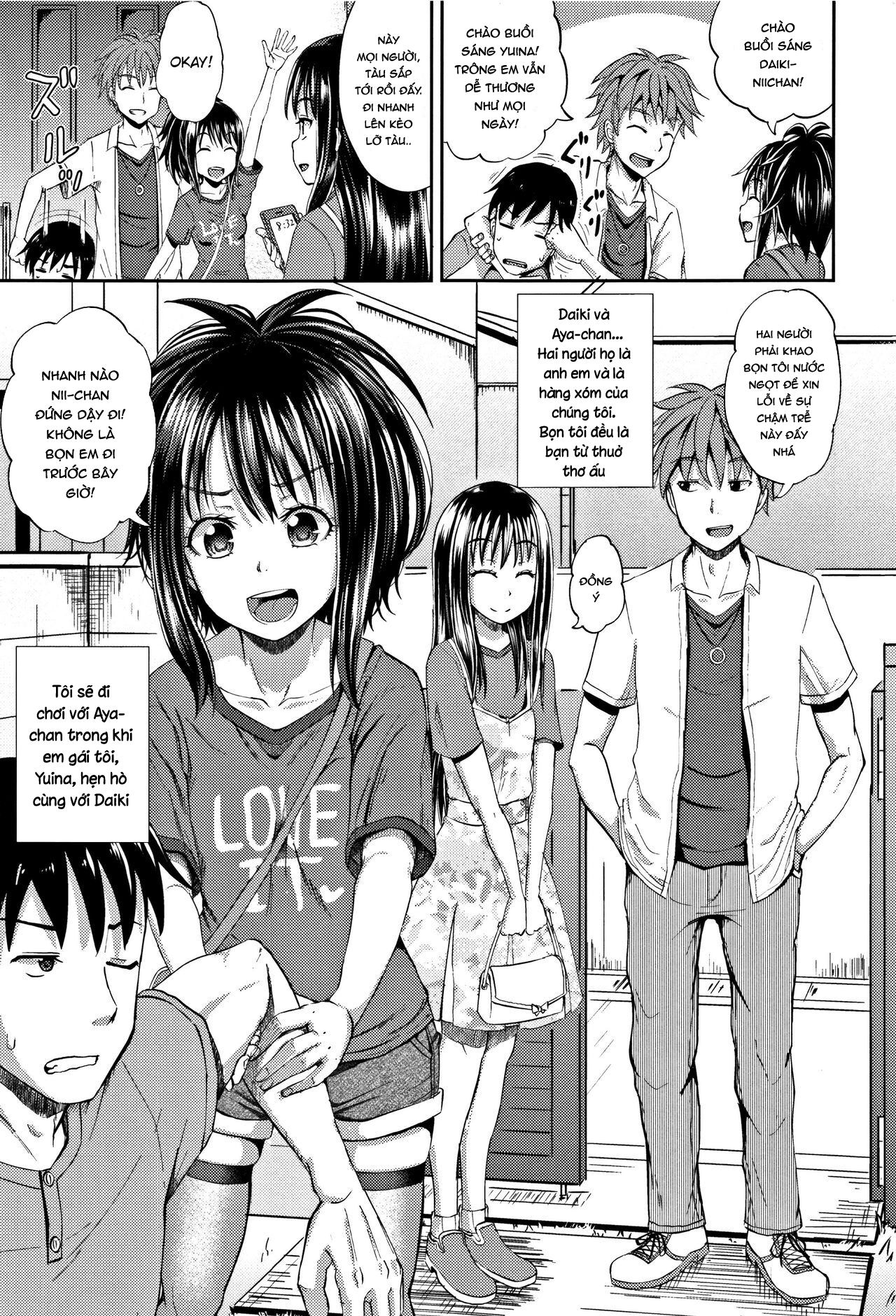 Đọc truyện hentai Nodohame: Imouto Swappi - Chap 1