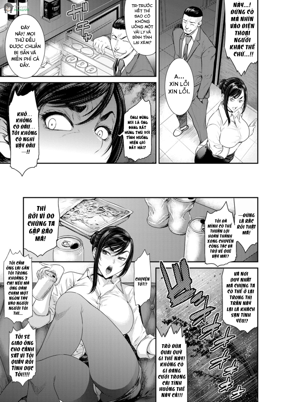 Đọc truyện hentai Căn phòng tục tĩu - 3. Cơn bão tinh trùng