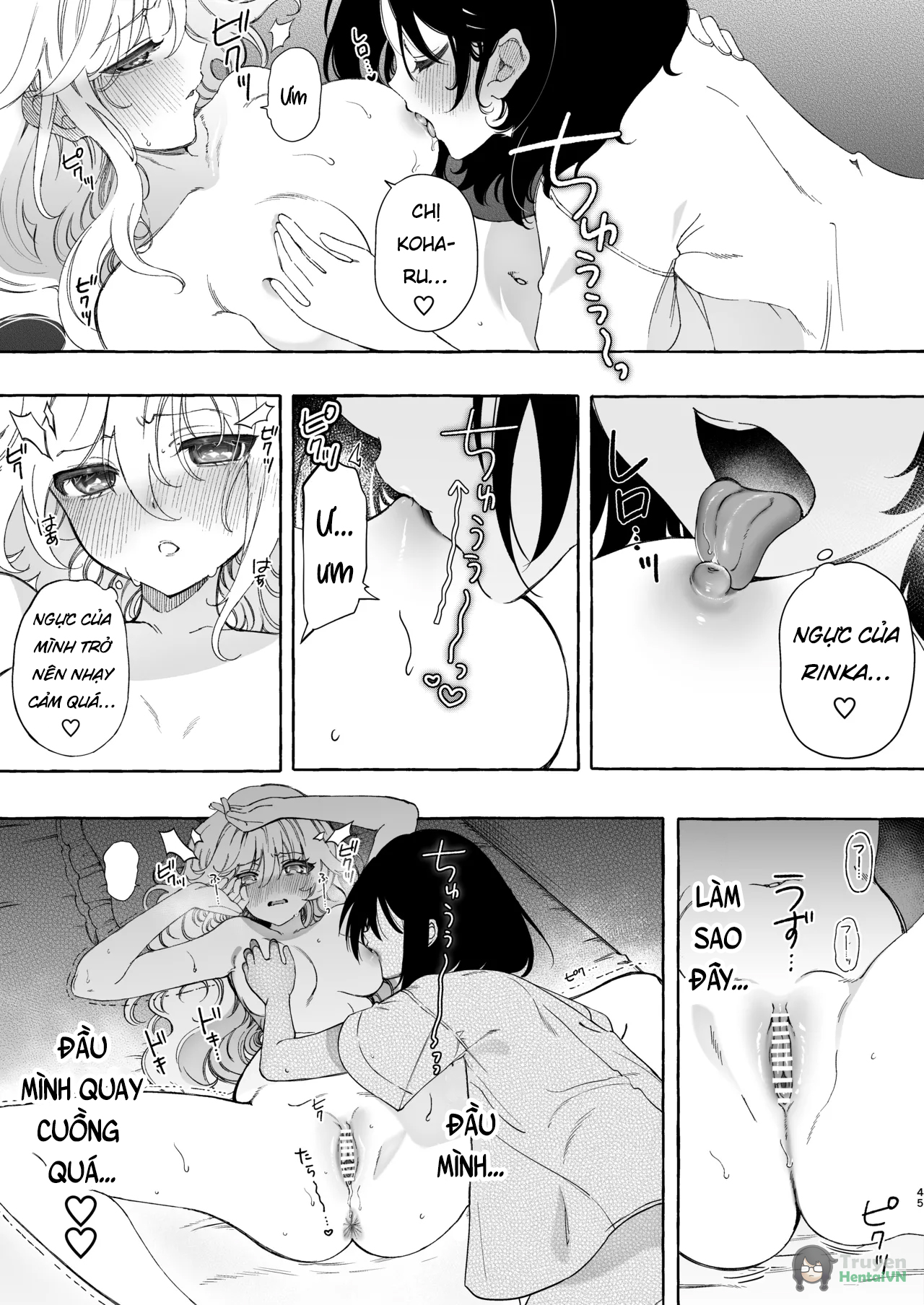 Đọc truyện hentai Mimi de Koishita Douryou ~OnaSuppo Onsei Otaku Onna ga Douryou no Koe ni Hannou Shite Ikimakuri~ - Oneshot