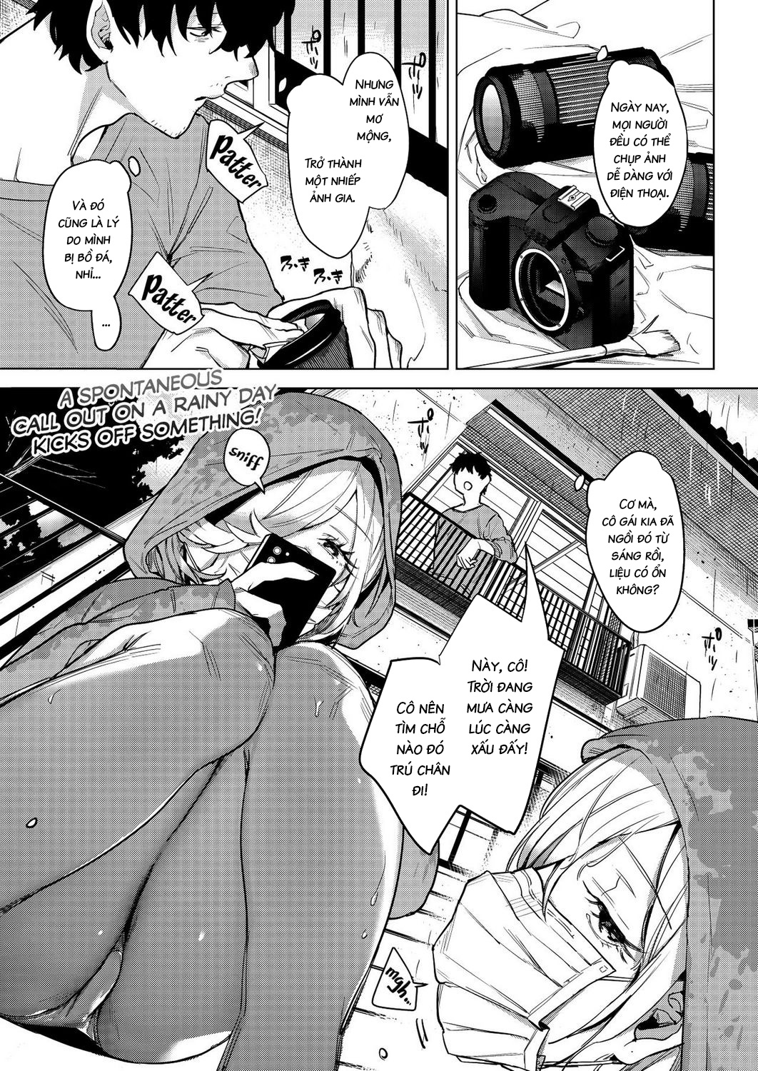 Đọc truyện hentai Until the Nasty Rain is Over - Oneshot