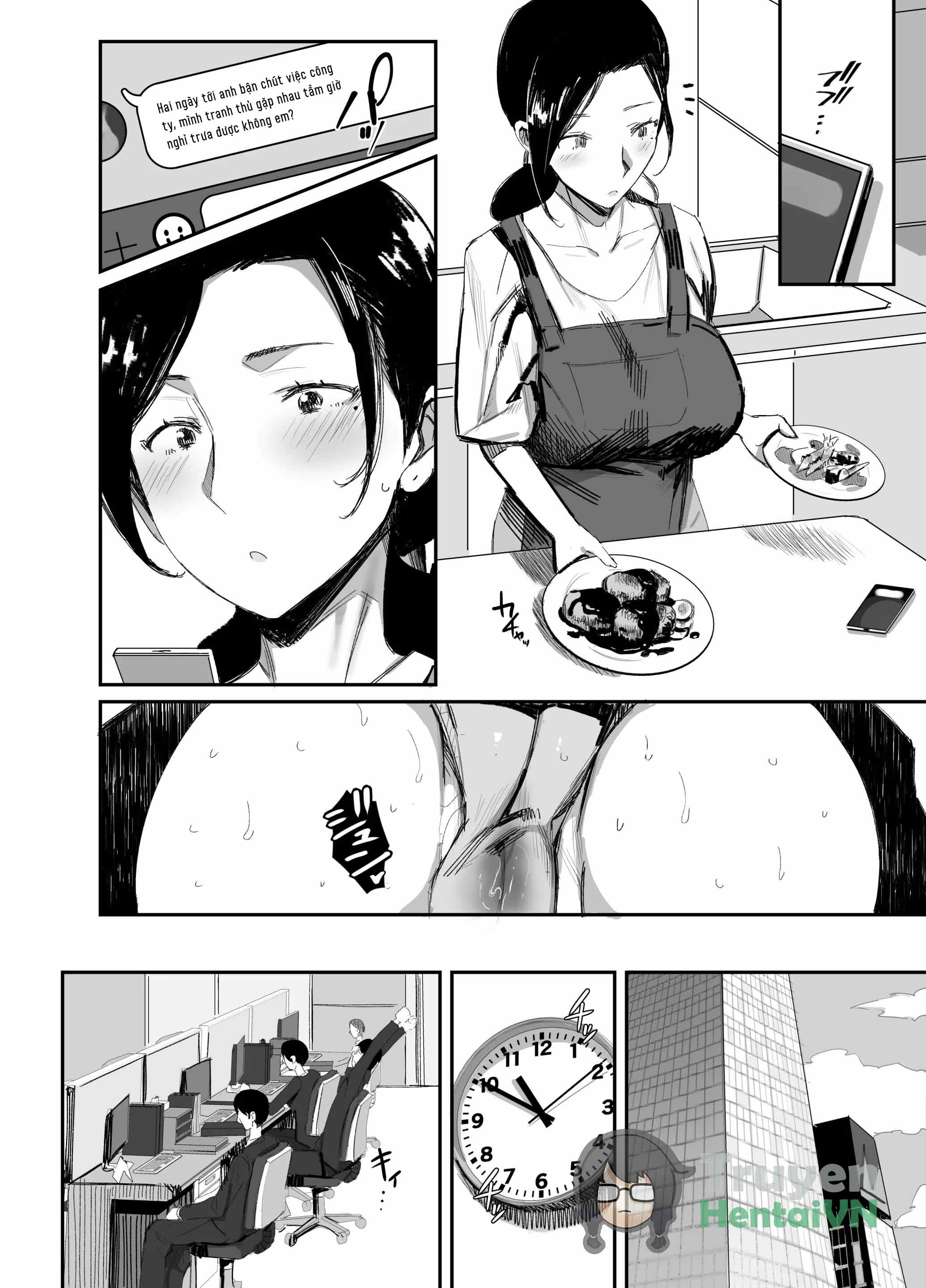 Đọc truyện hentai Shokuba Fukki shita Hitozuma ga Netorare Ochiru made 2 - Oneshot