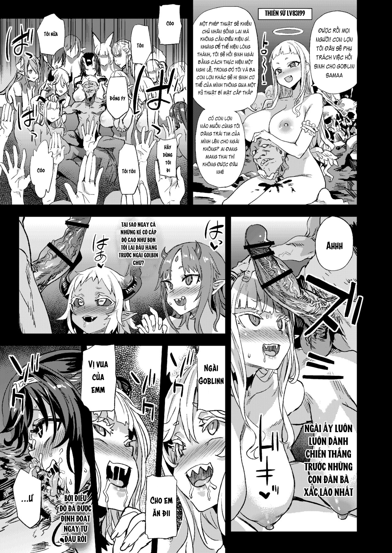 Đọc truyện hentai Nữ hoàng Succubus vs Yêu tinh nhỏ - Chap 2