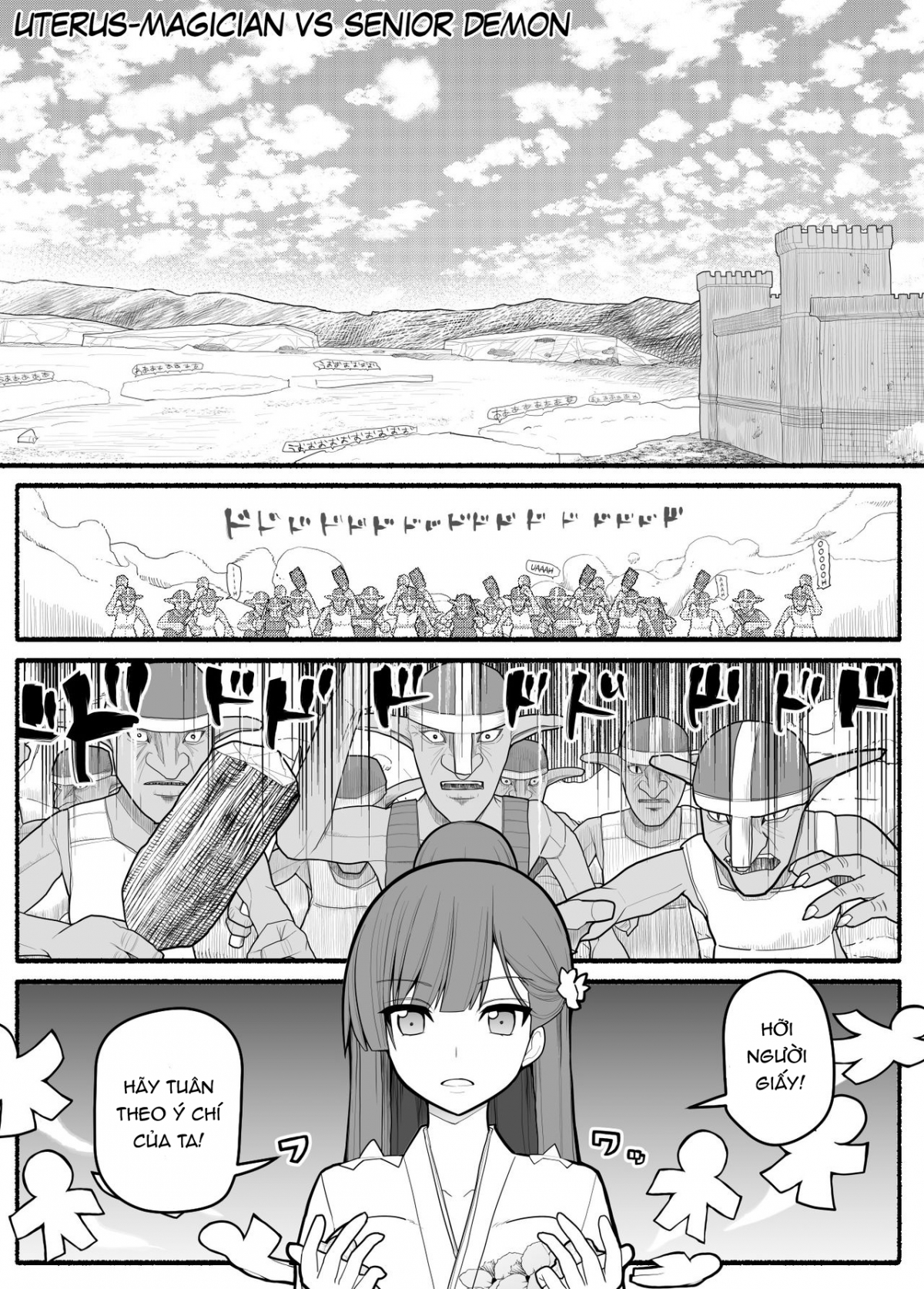 Đọc truyện hentai Shikyuu Majo VS Joukyuu Majin - Chap 1