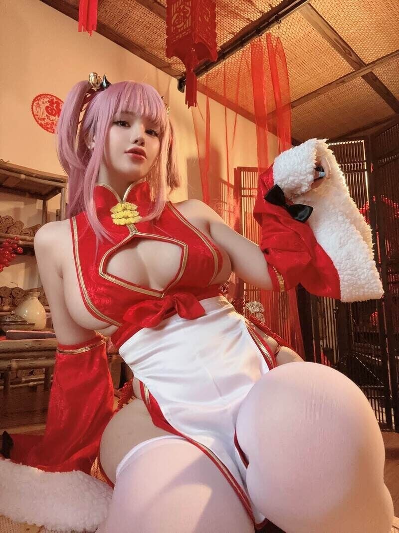 Đọc truyện hentai Tuyển tập Albums siêu phẩm Cosplay - Chap 77 -  Rissoft344 - Honoka Qipao