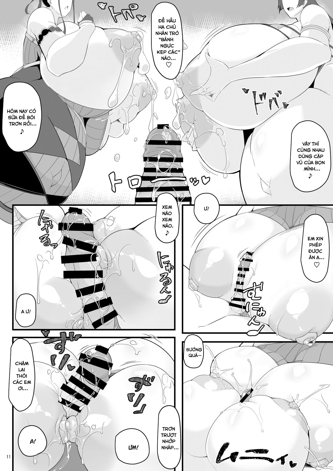 Đọc truyện hentai Sou Nadeshiko to Hitomi Au - Zú nhạt