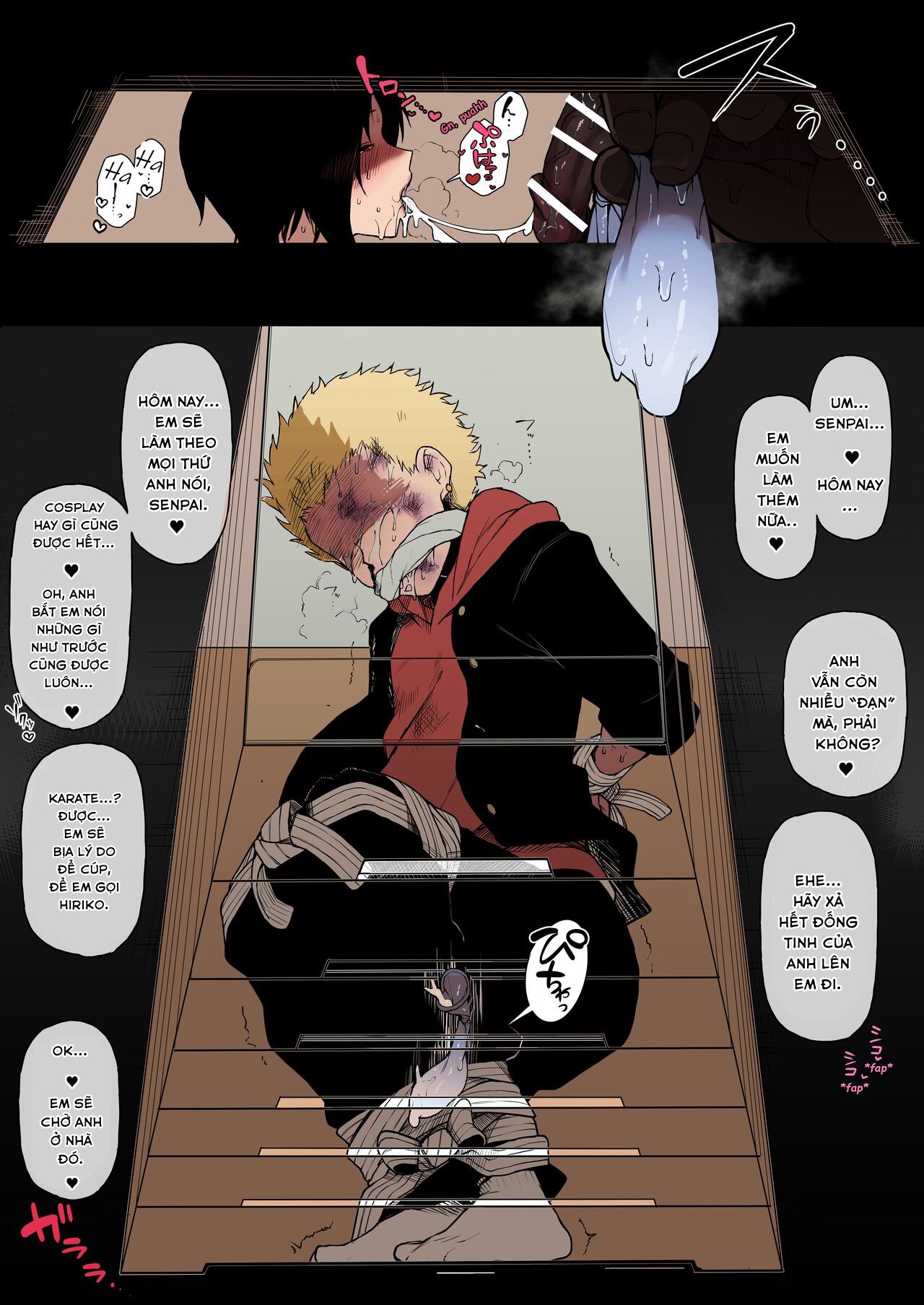 Đọc truyện hentai Kokujin no Tenkousei NTR ru - Oneshot