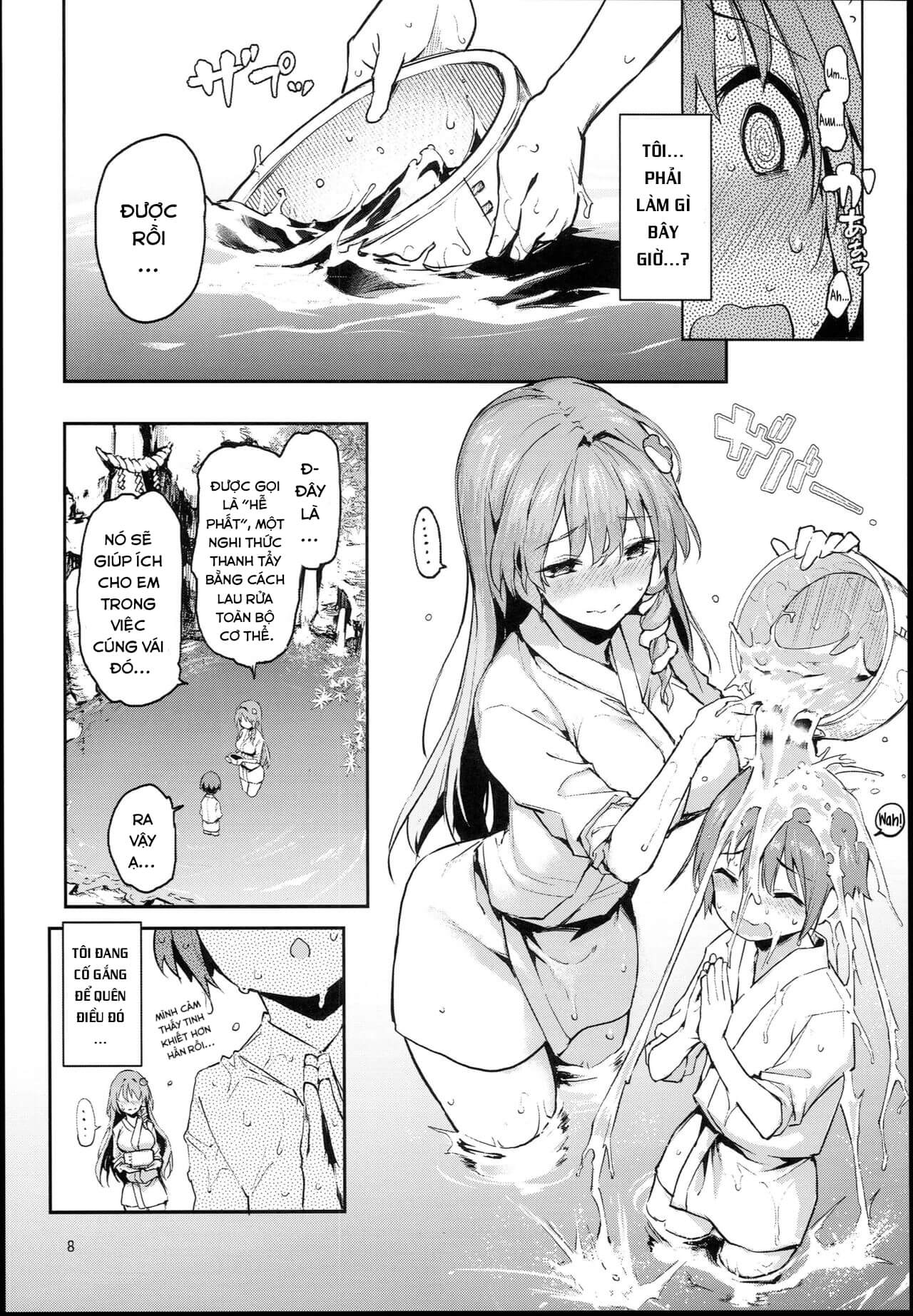 Đọc truyện hentai Ohyakudo Jouzu no Sanae-san (Touhou Project) - Oneshot