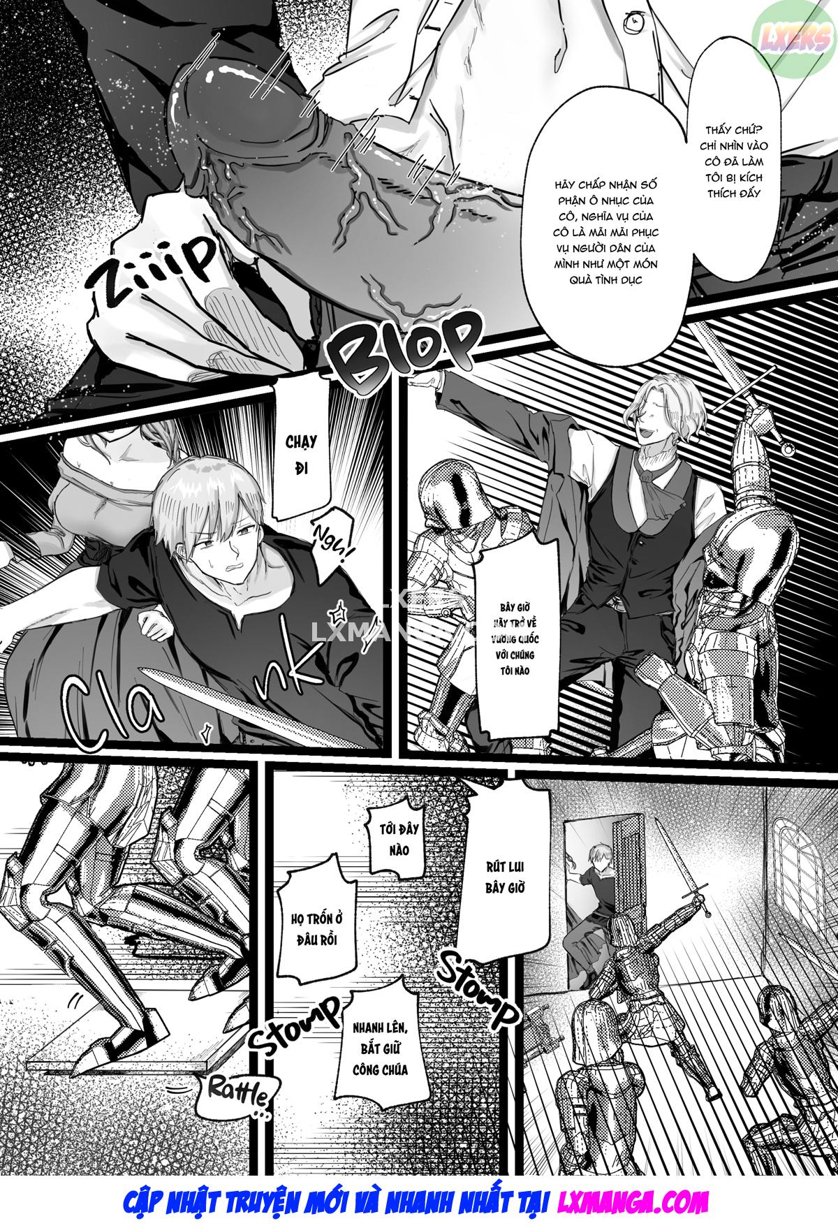 Đọc truyện hentai Công Chúa Bị Nguyền Rủa Và Kỵ Sĩ Còn Trinh - Oneshot