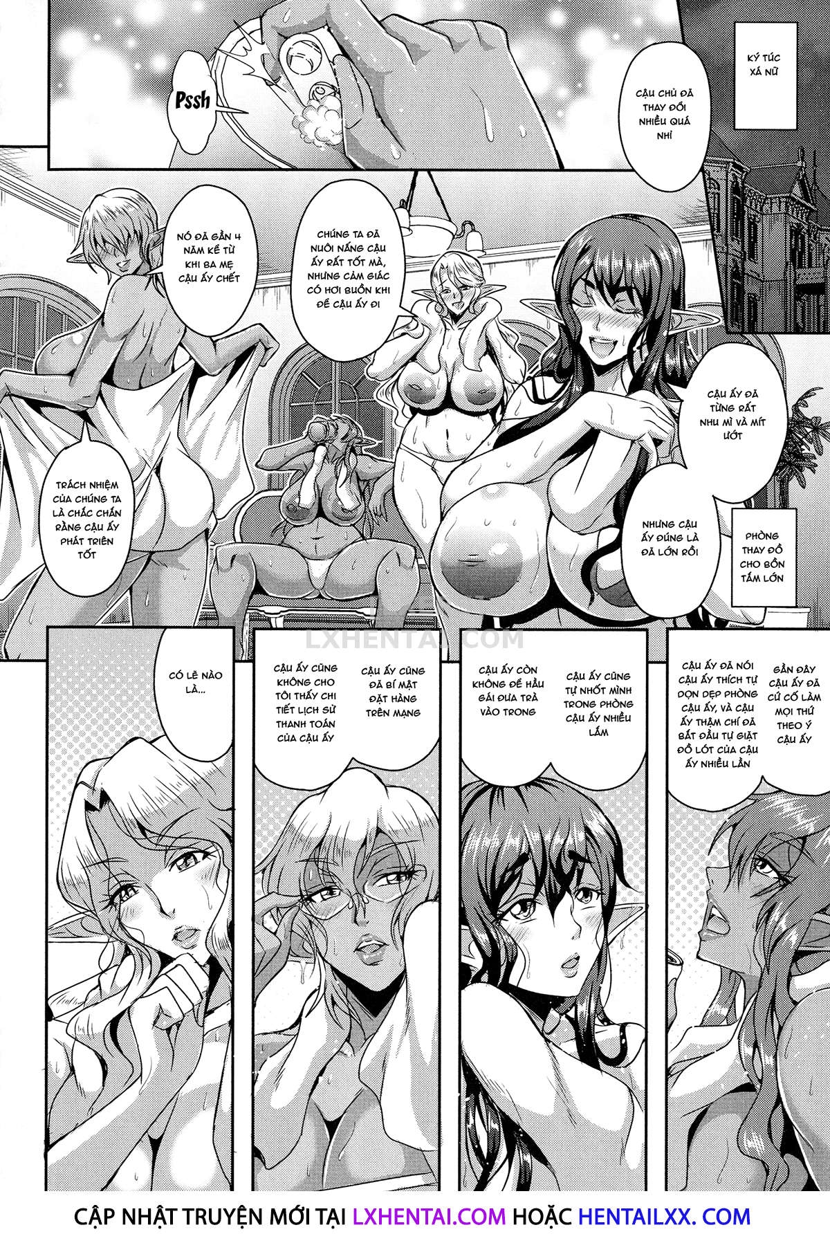 Đọc truyện hentai Elf Harem Story - Chap 4