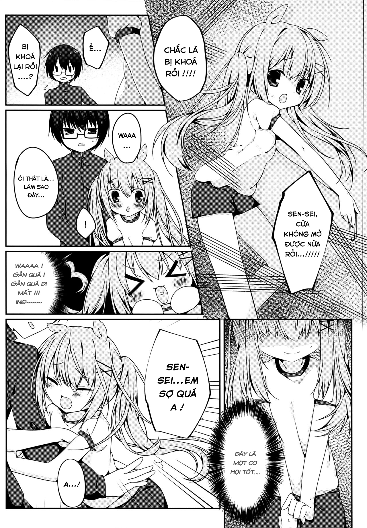 Đọc truyện hentai Mimi-chan no Mero x2 Keikaku - Oneshot