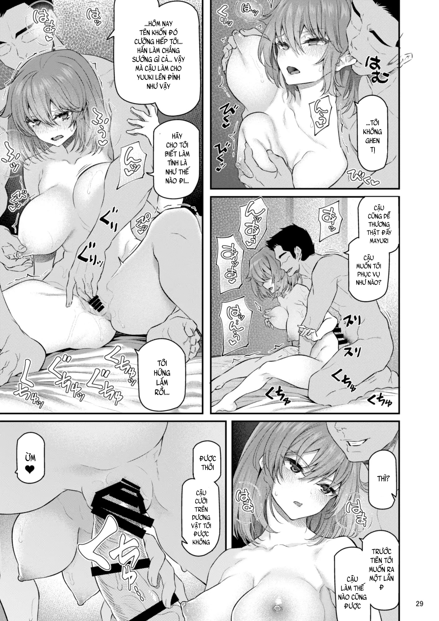 Đọc truyện hentai Phục vụ của 3 nữ sinh đóng phim segg - Chap 2