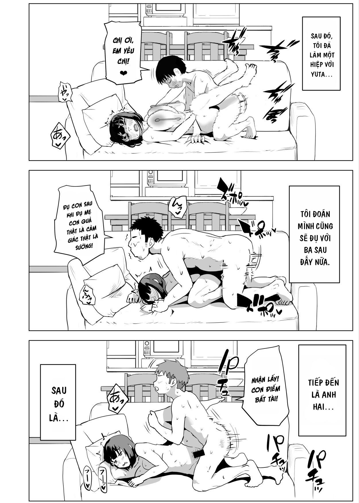 Đọc truyện hentai Việc có một gia đình ở nhà là điều bình thường (loạn luân) - Chap 3