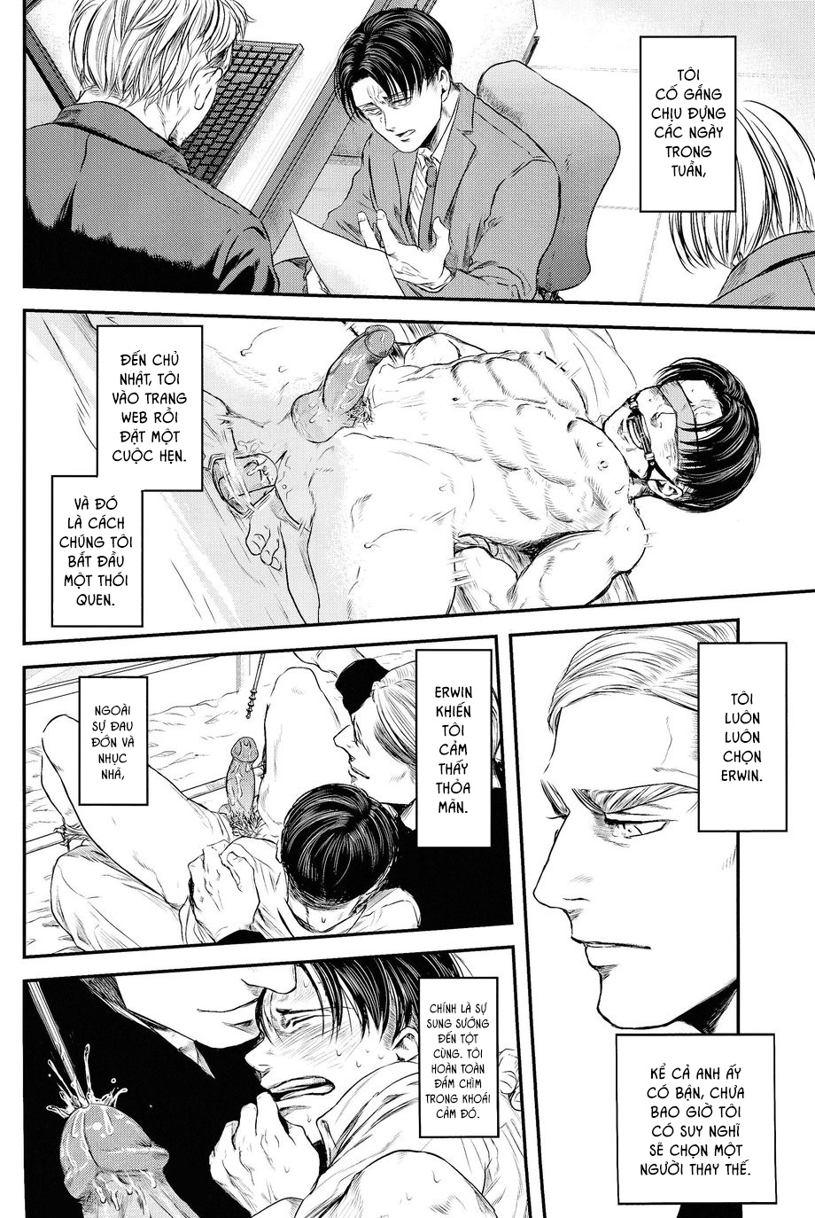 Đọc truyện hentai Bí mật của Levi. - Oneshot