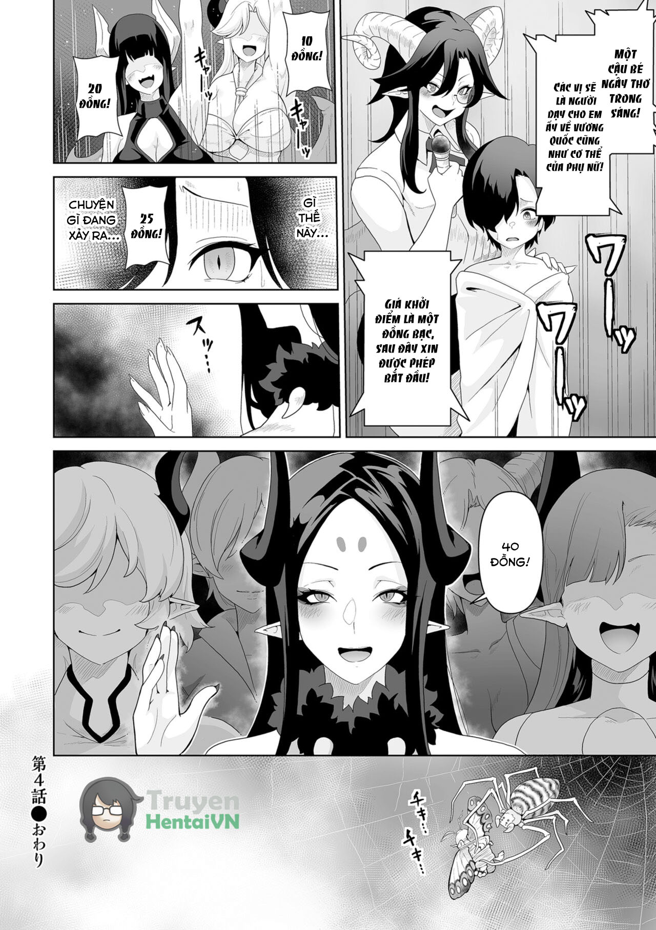 Đọc truyện hentai Vương quốc Succubus thèm bú - Chap 4