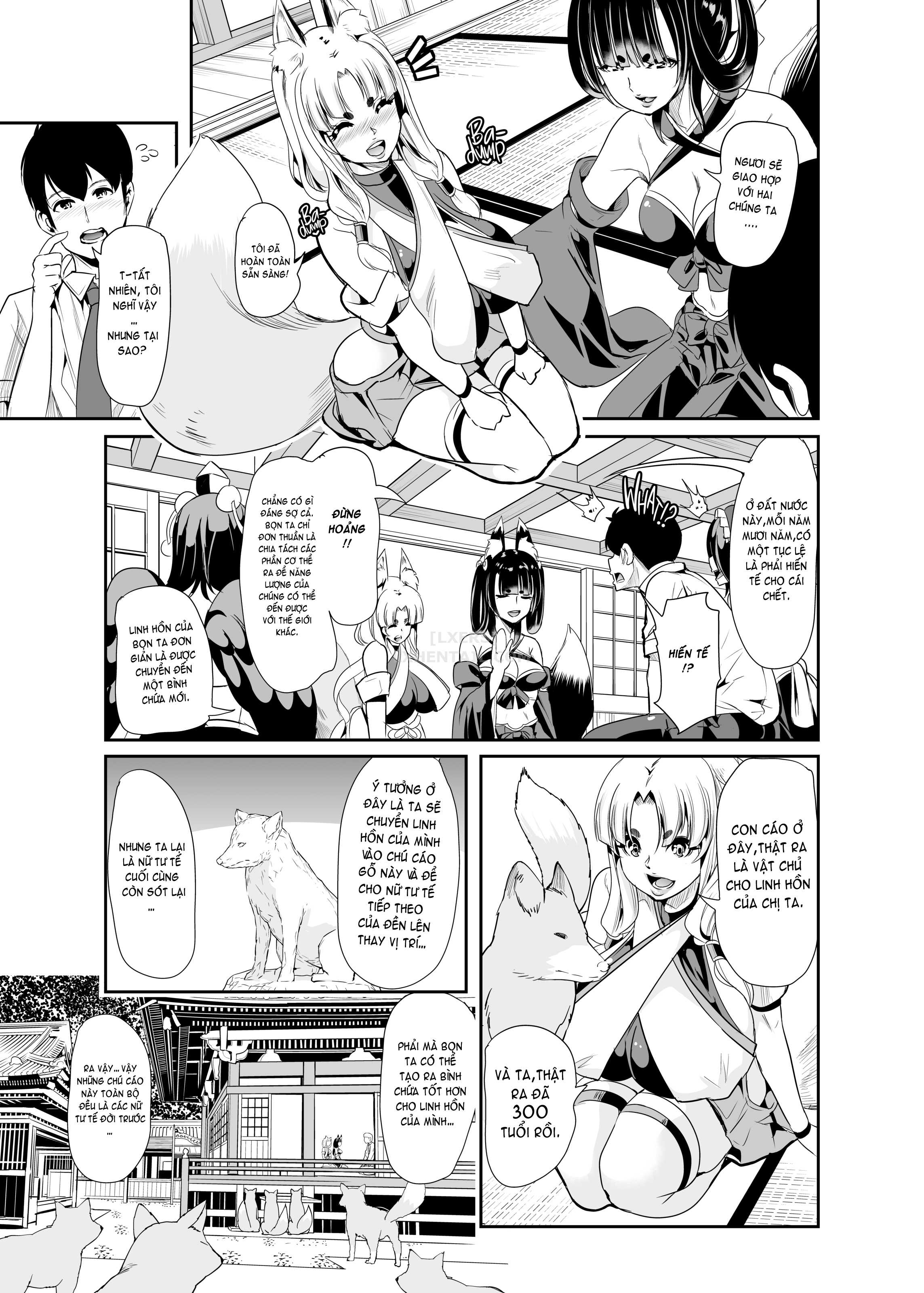 Đọc truyện hentai My Harem in Another World Collection - Chap 5 - Cumming with the Kami! Fluffy ❤️ Fucking