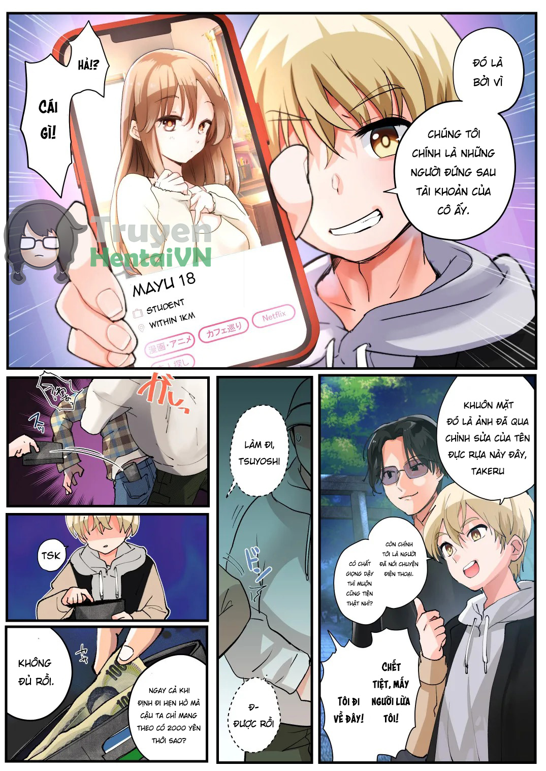 Đọc truyện hentai Mukui wa TS Shinbatsu! Furyou Shounen-tachi no Matsuro - Oneshot