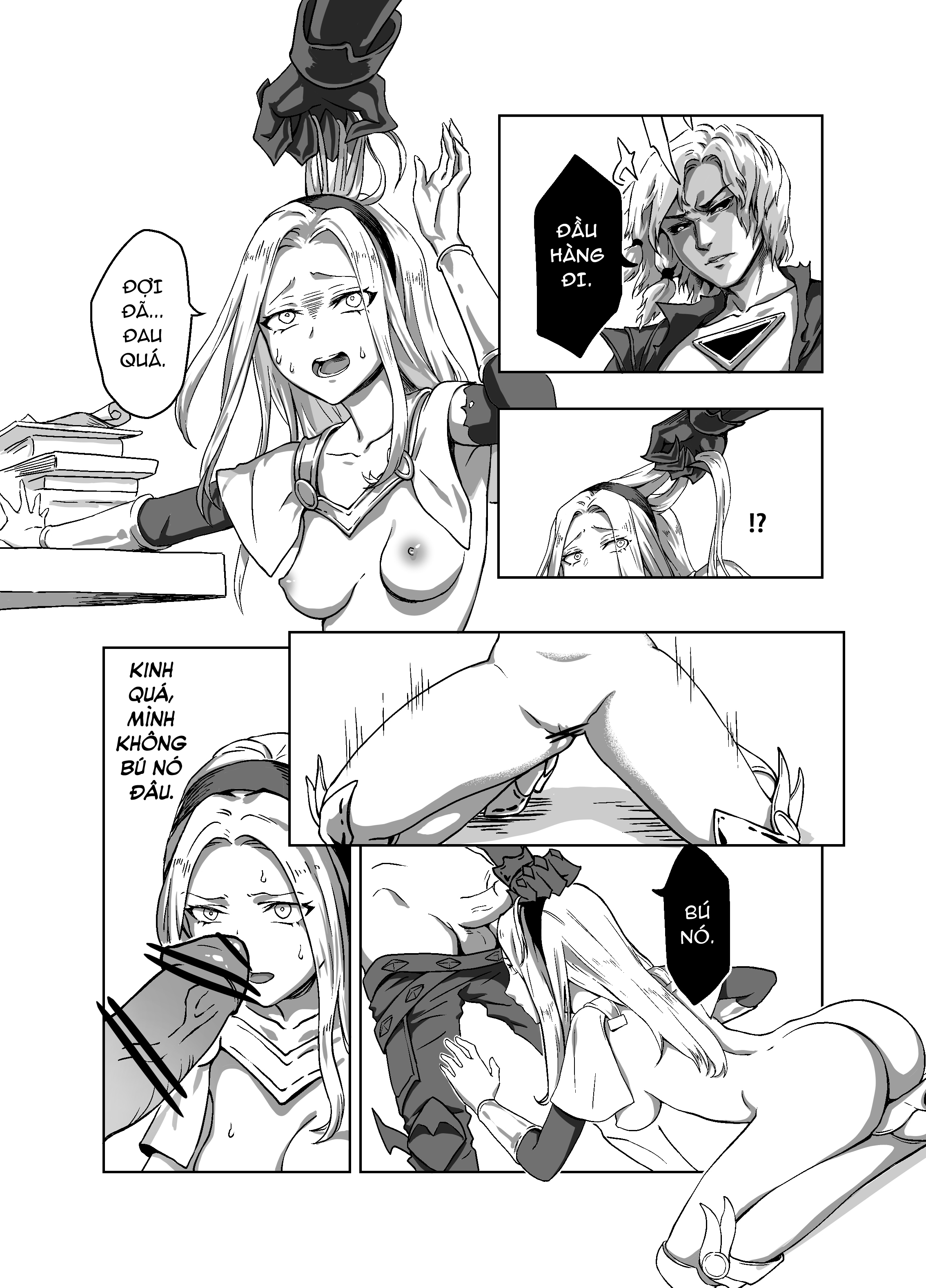 Đọc truyện hentai Lưỡi gươm suy vong - Chương 2 - 4 giai đoạn khi bị NTR