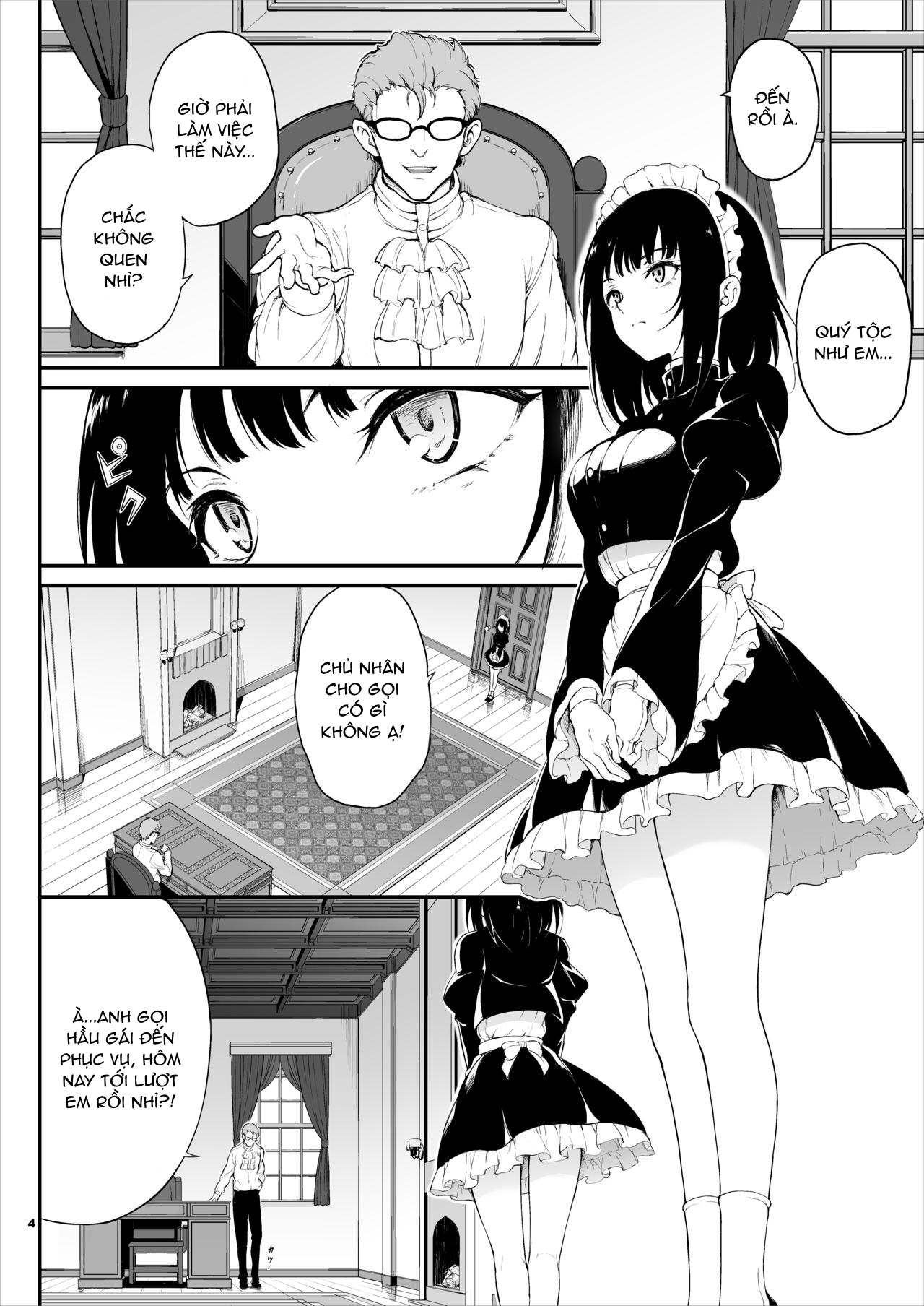 Đọc truyện hentai Maid Kyouiku - Chap 1