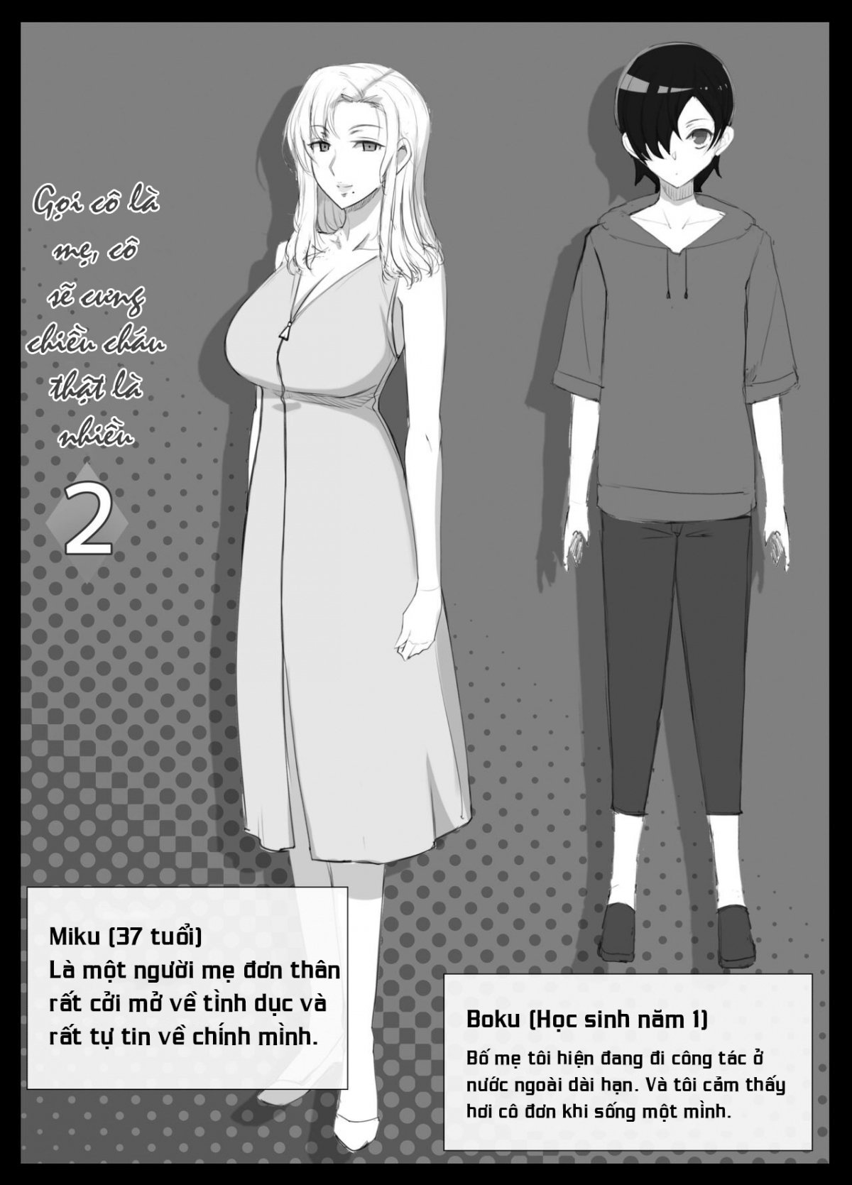 Đọc truyện hentai Gọi cô là mẹ, cô sẽ cưng chiều cháu thật nhiều 2 - Chap 1