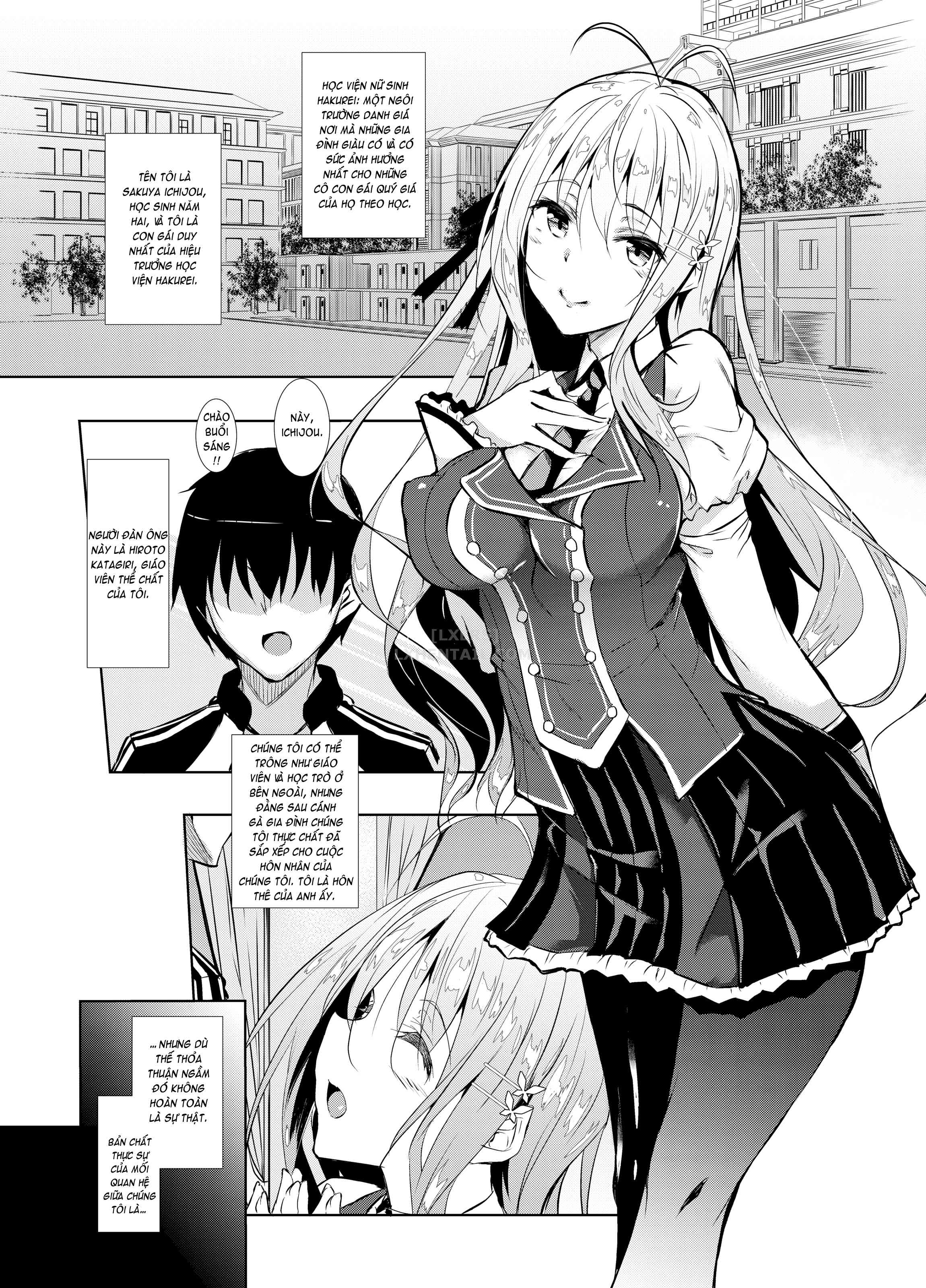 Đọc truyện hentai Extracurricular Lessons - Sakuya Chapter - Oneshot