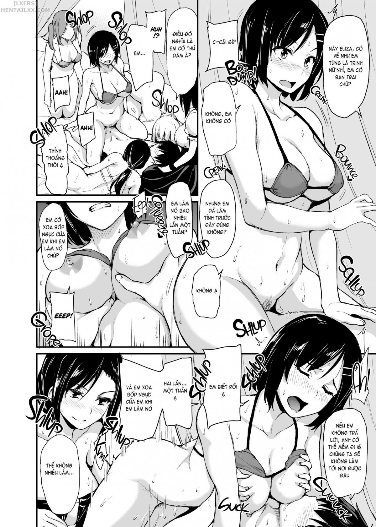 Đọc truyện hentai Tales of a Harem in Another World - Chap 3 - Creampie the Lady Knights!