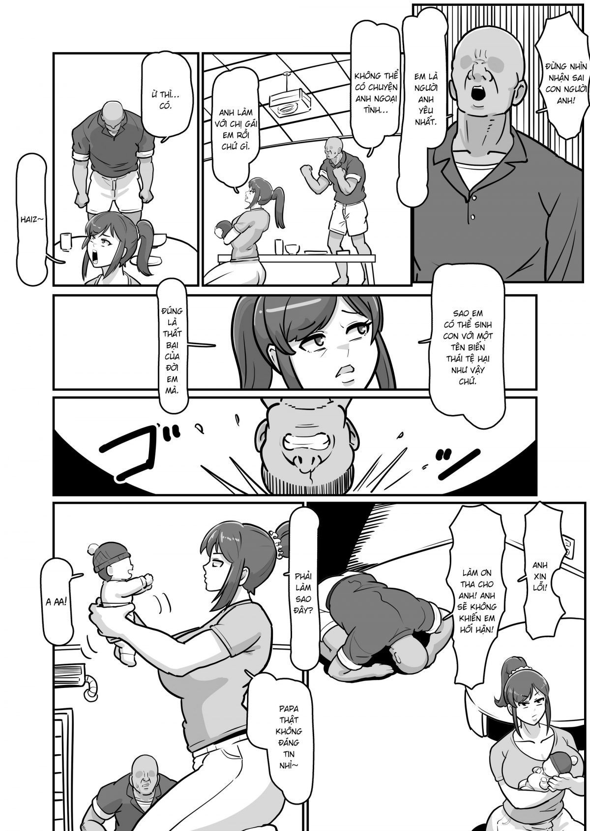 Đọc truyện hentai Bote Haha ~Ore o Jikka kara Oidashita Mukatsuku Hahaoya o Muriyari Haramasete Botehara Sex Zanmai!~ - Oneshot