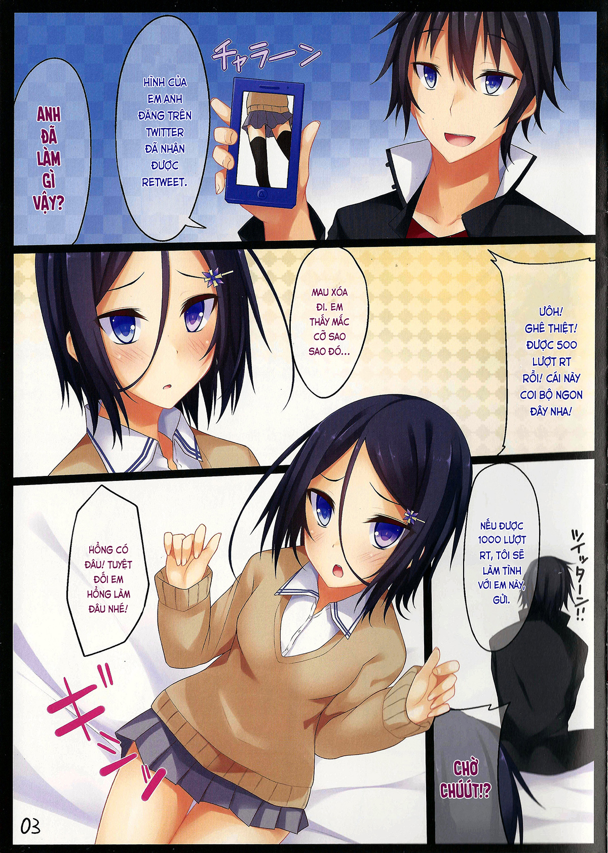 Đọc truyện hentai Chuyện chàng Nishi - Ch.02 Minami 1 (Twitter, truyện màu)