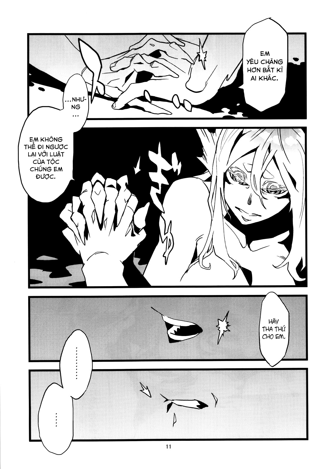 Đọc truyện hentai Kẻ làm điều ác phi nhân loại - Chap 4.0: Cá