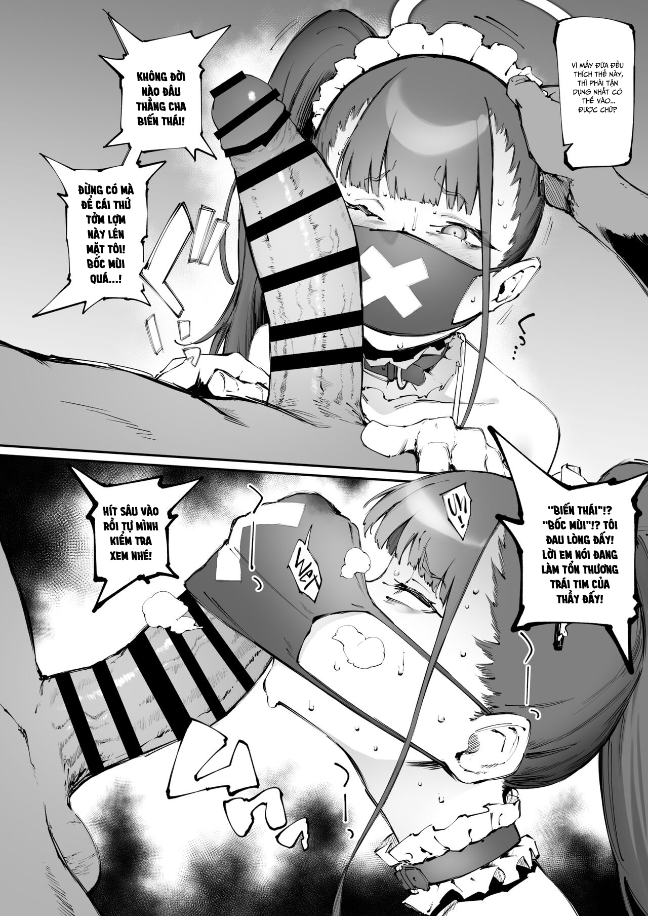 Đọc truyện hentai Metsuki Warui Kyoudan (Suruga Kuroitsu)] Sukeban Houshi-bu - Oneshot