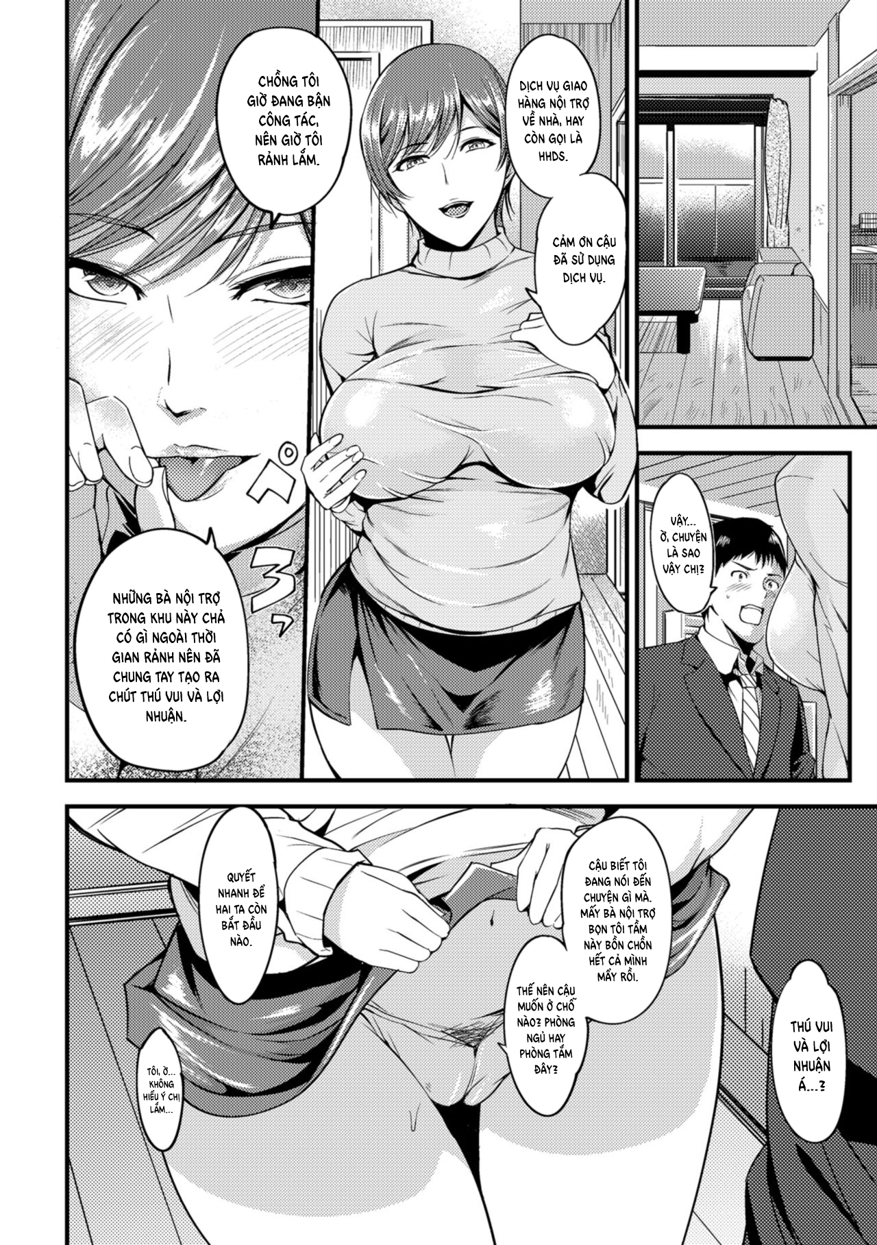 Đọc truyện hentai The Pleasure Married Women Do Not Know - Chap 2