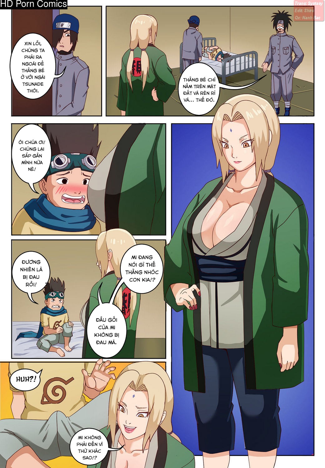 Đọc truyện hentai Tsunade & Konohamaru comic porn - Oneshot